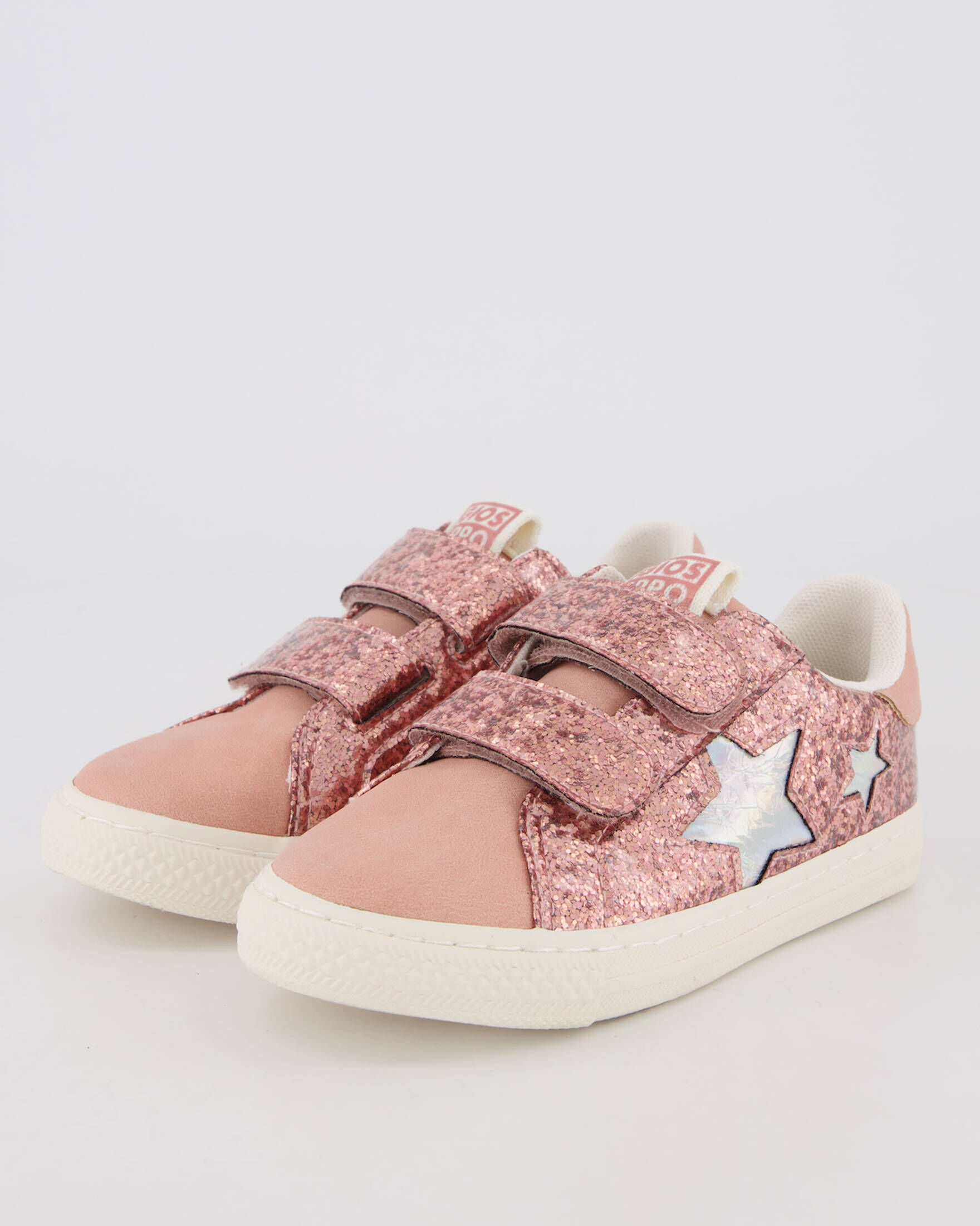 GIOSEPPO Baby-Mädchen Sneaker – Rosafarbene Sommerschuhe Mit Gitterschnitt, Verstellbarem Verschluss & Naturkautschuk-Sohle
