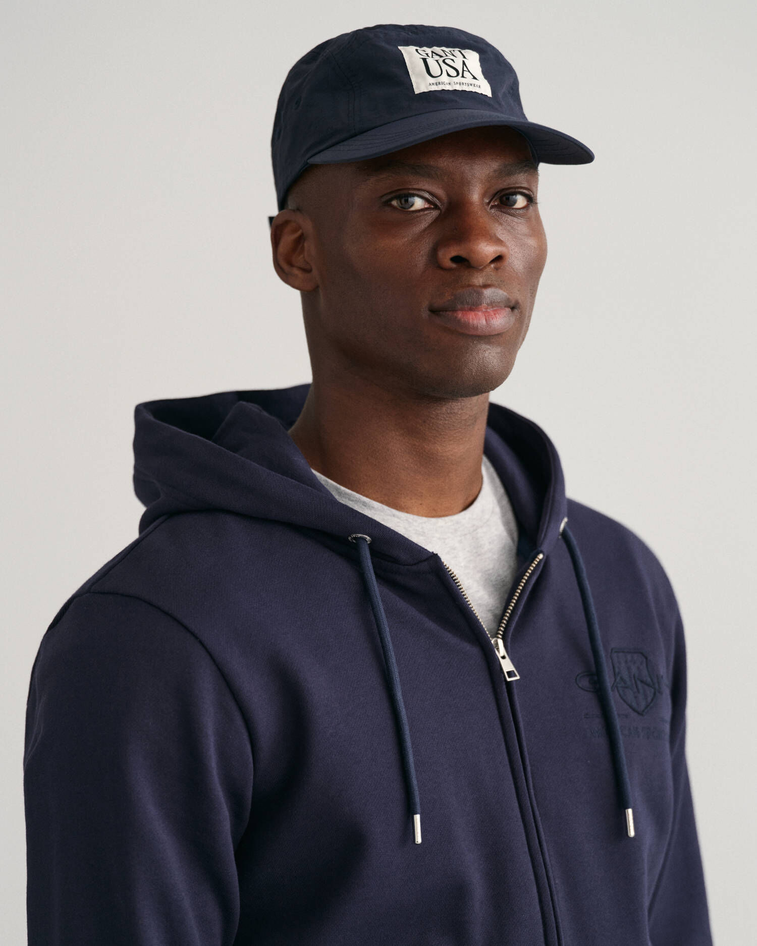 JACK & JONES Jcointerlude Tonal Back Print Sweat Hood Para Hombre