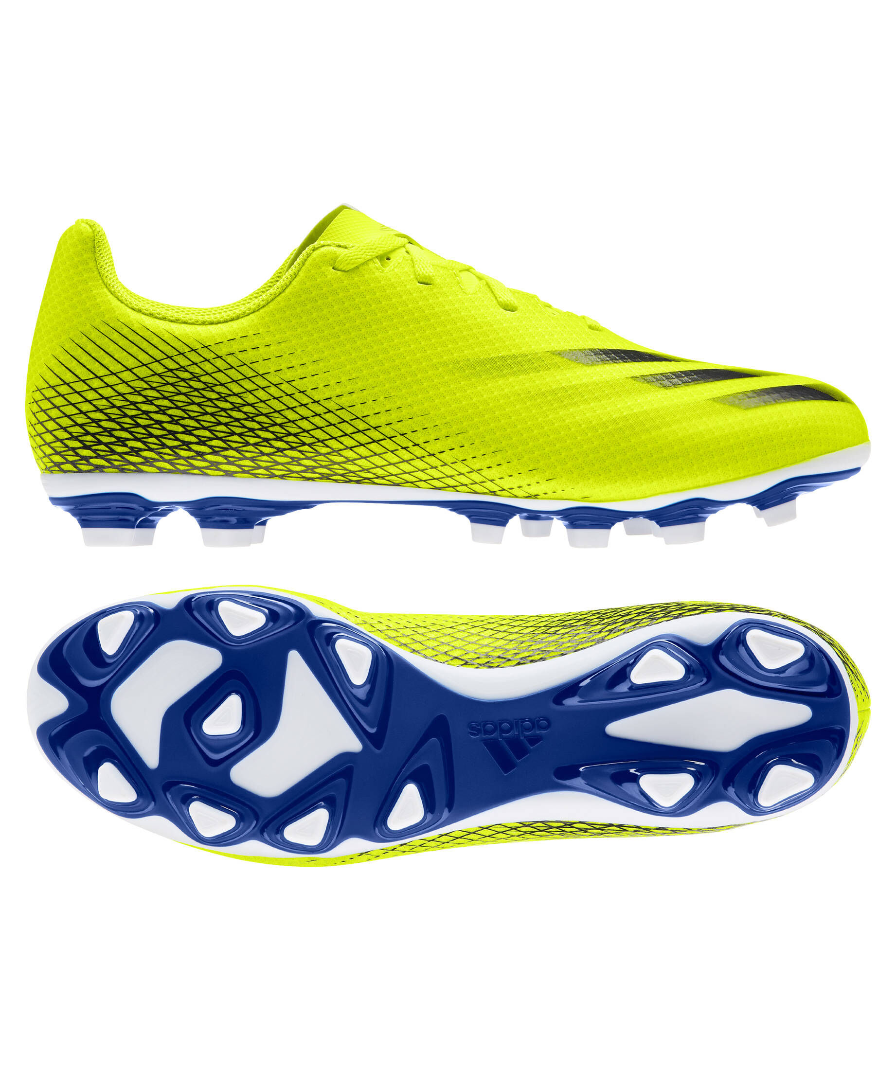 Herren Fußballschuhe Rasen, Kunstrasen "X Ghosted.4 FxG"