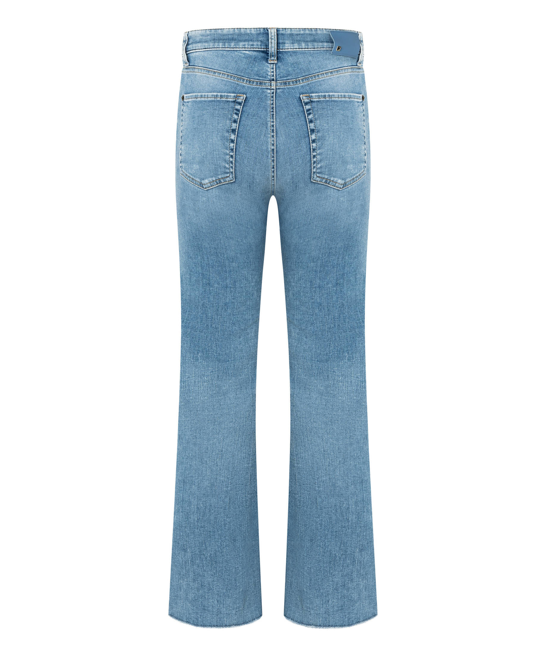 CAMBIO Paris Flared Pantalone Donna - Taglio Slim, Vita Media, 93% Cotone - Taglia 48