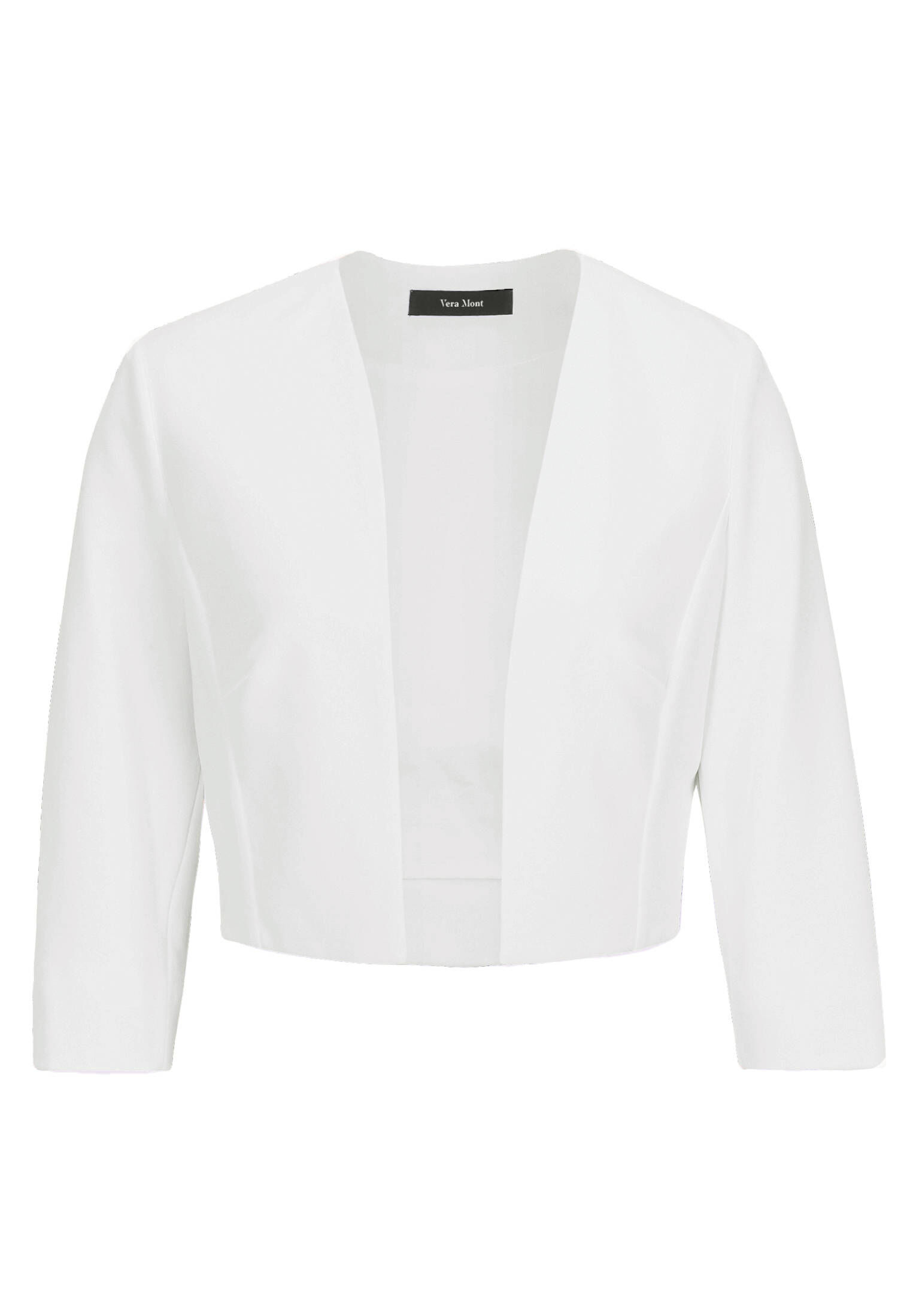 Elegante Damen Blazer Ohne Verschluss - Business Jacke Mit Faltenärmeln In Slim Fit