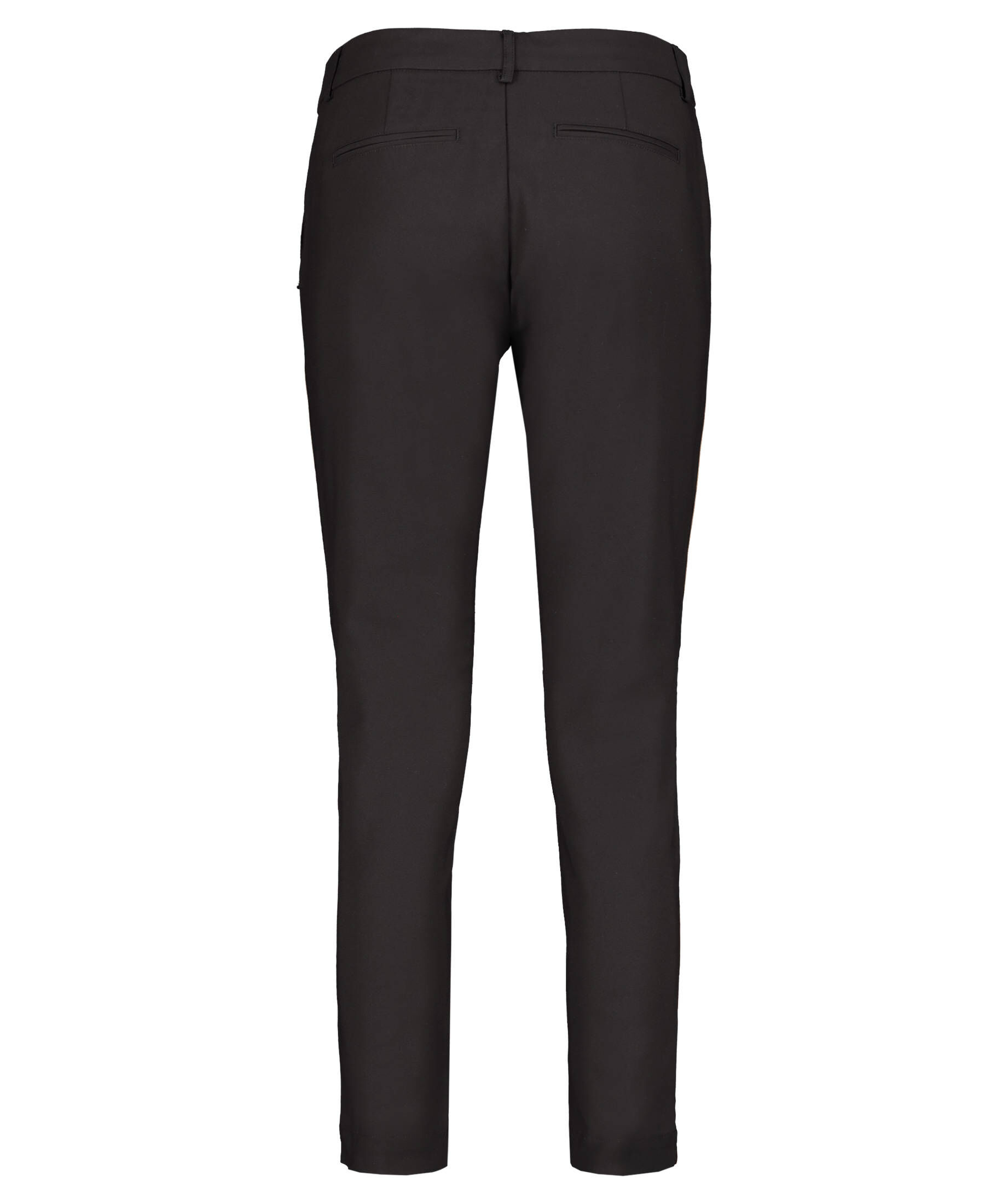 Slim Fit Hose Lang Aus Baumwolle – Mit Gürtelschlaufen, Regulärer Beinverlauf