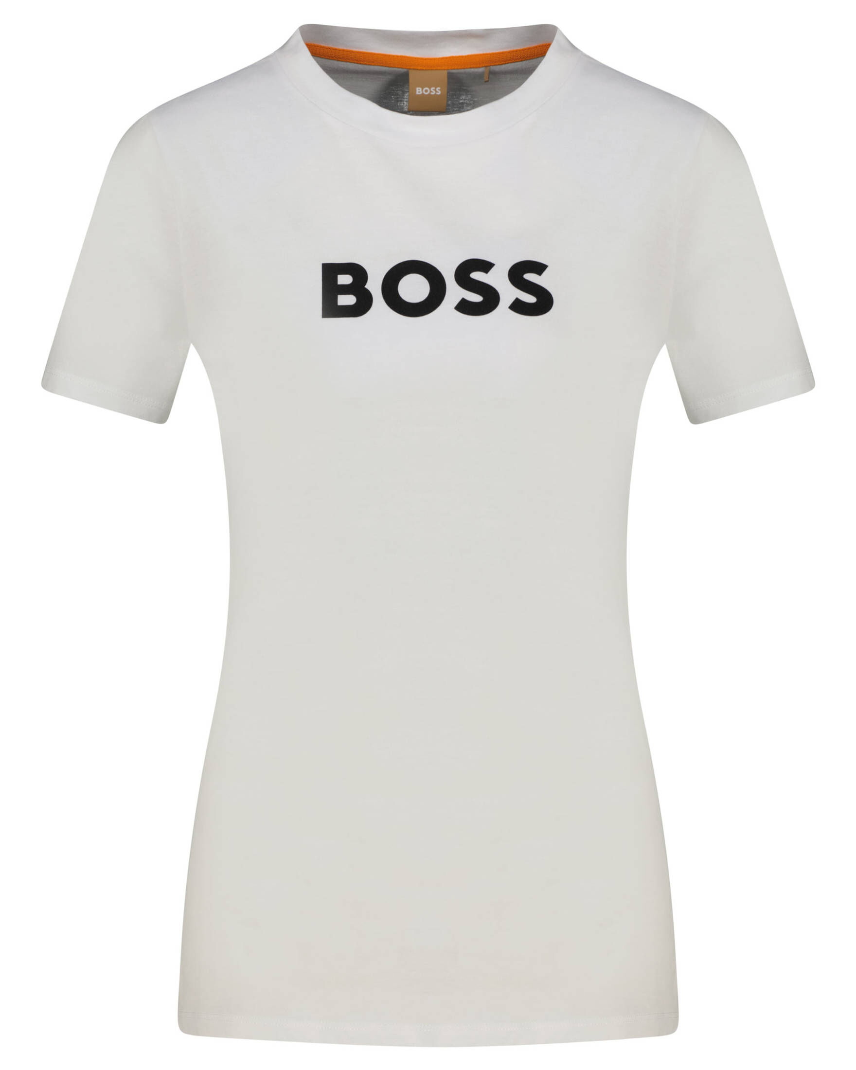 BOSS Damen T-Shirt Mit Logo – 100% Baumwolle, Lässiger Basic-Schnitt, Bequem Für Den Alltag