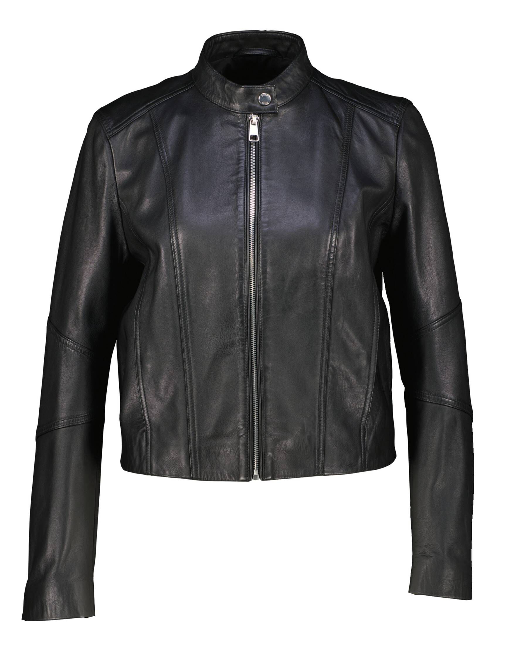 Jacket Boss Damen Lederjacke Schwarz Hugo Boss Jacke Boss Damen