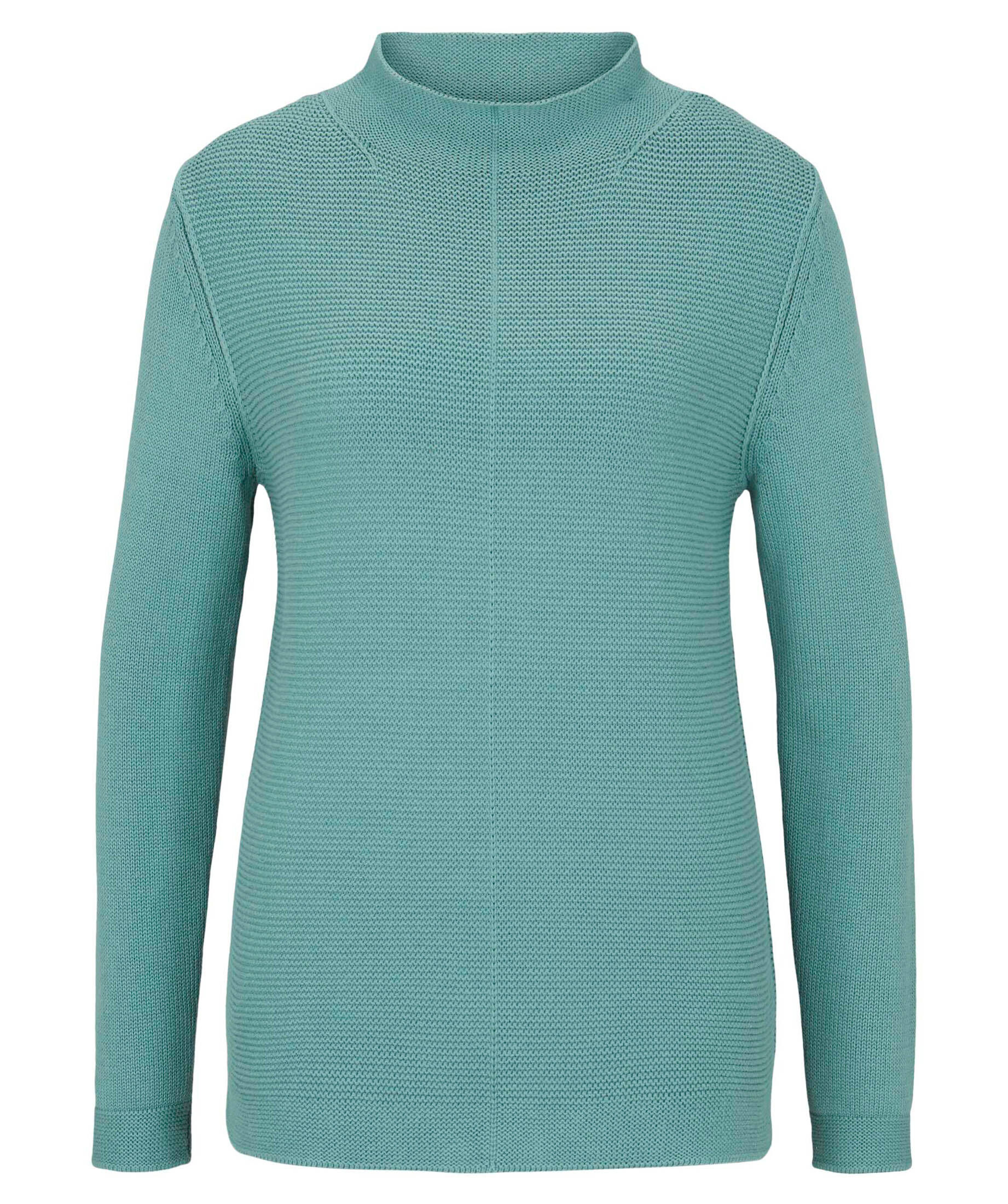 TOM TAILOR Damen Pullover – Lockerer Strick Mit Rollkragen (BE PART Nachhaltig)