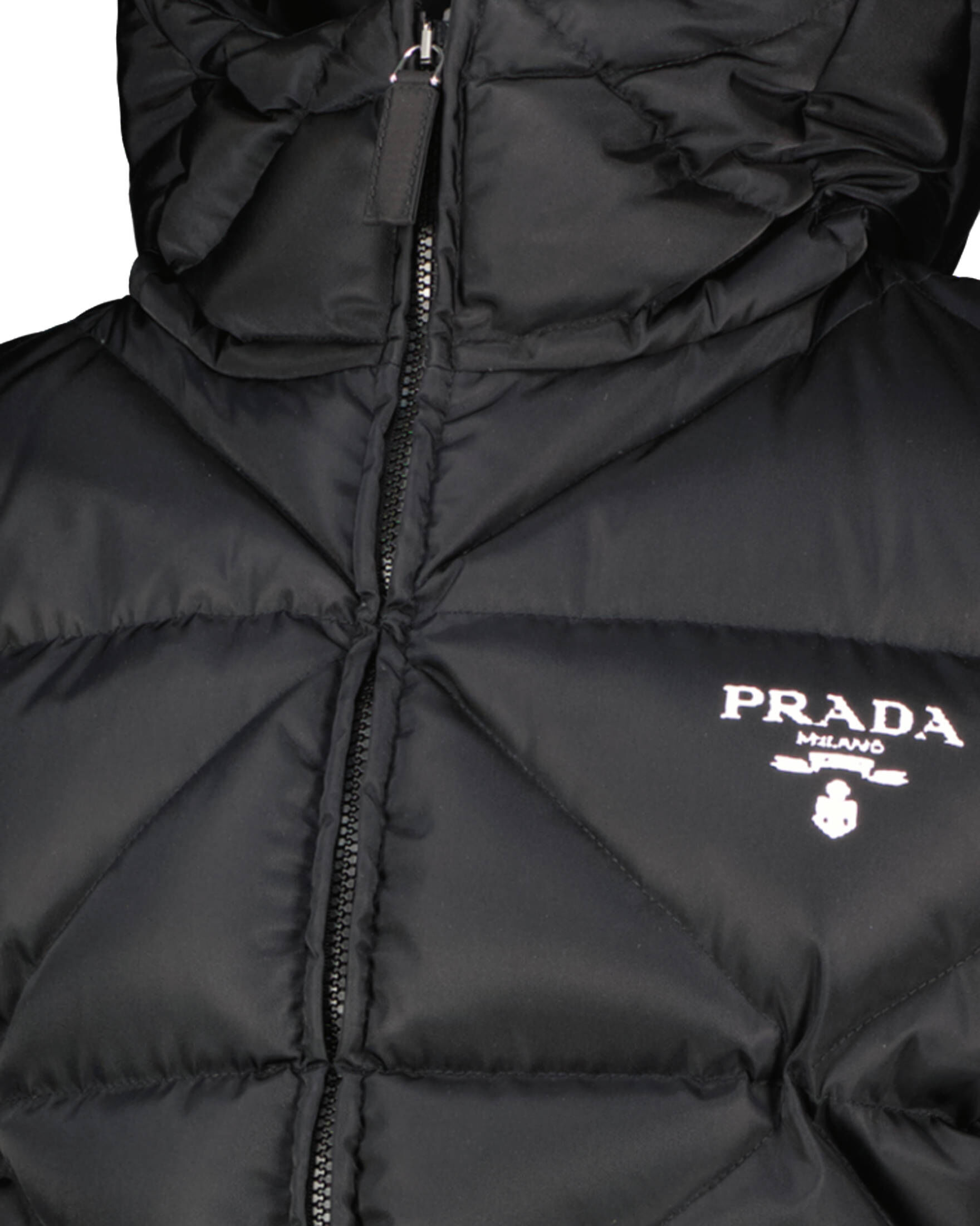 Kapuze Winterjacke Prada Damen Prada Damen Jacke 44 IT Baumwolle