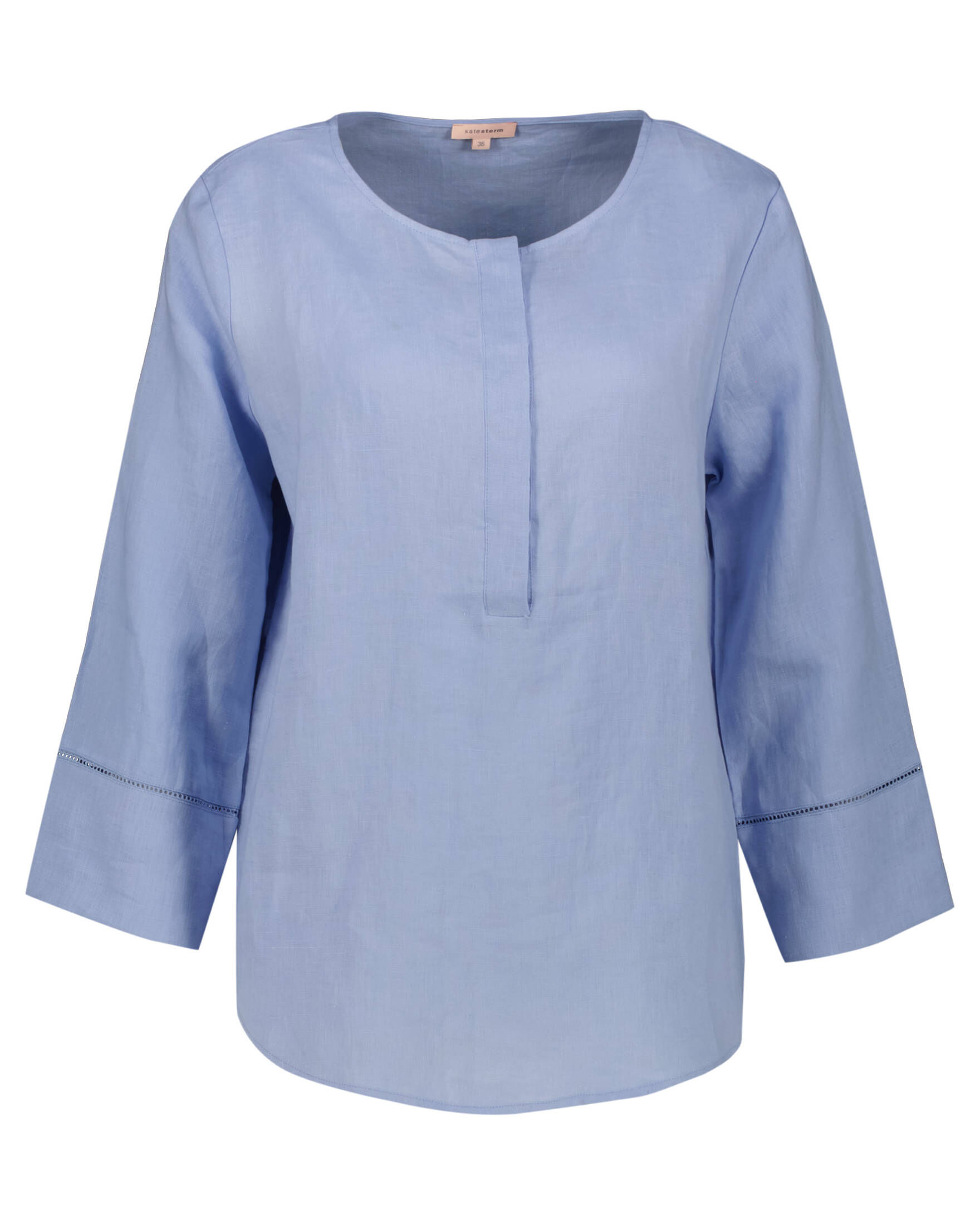 Damen Leinenbluse Langarm Mit Stehkragen - Lässiges Hemd Für Büro Und Freizeit