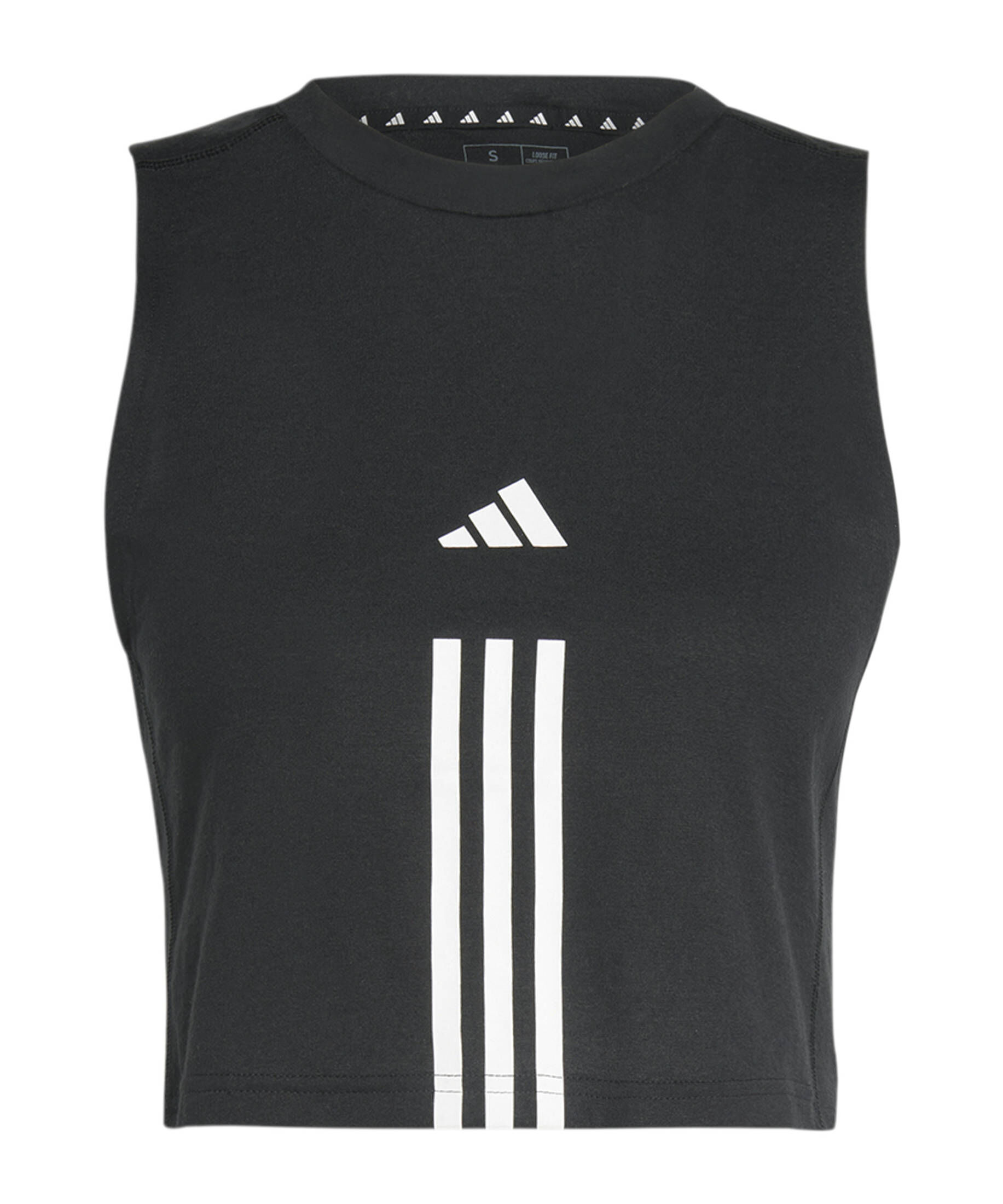 adidas Performance| Damen Fußball - Textilien - T-Shirts 3-Stripes Crop Top Damen