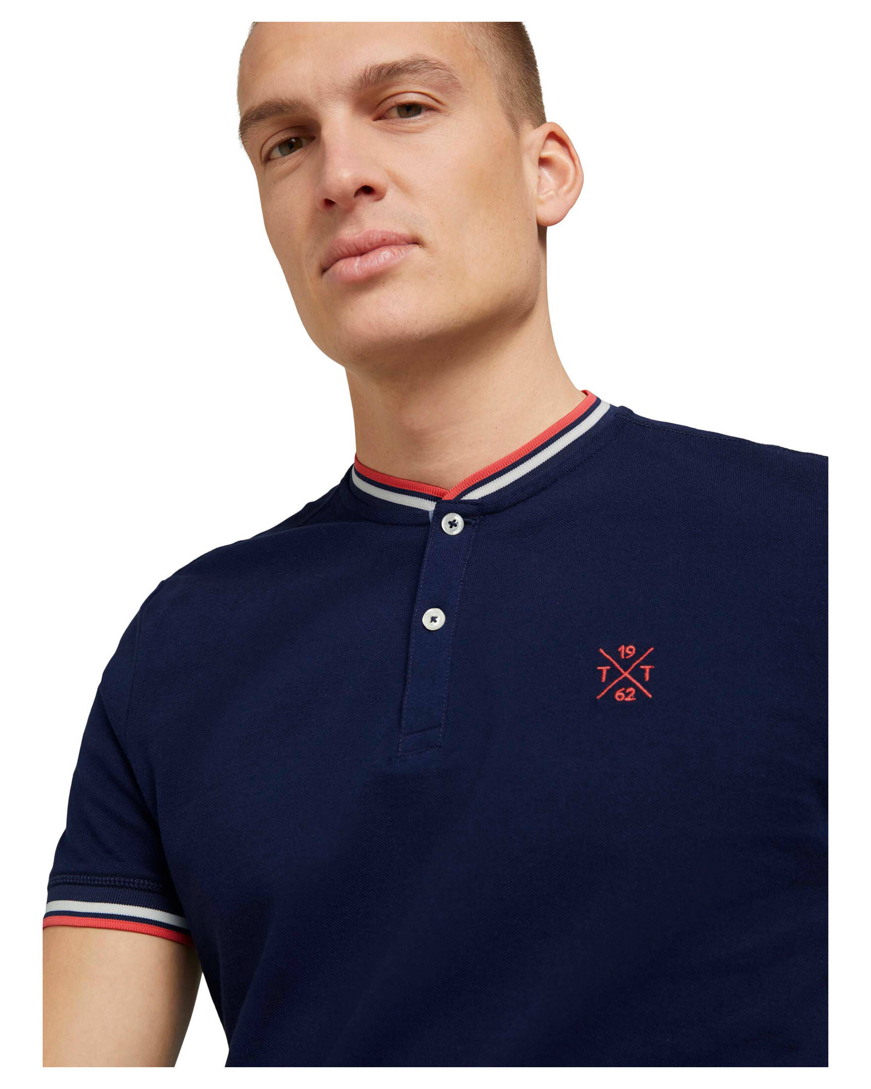 Herren Buttoned Kurzarm Polo