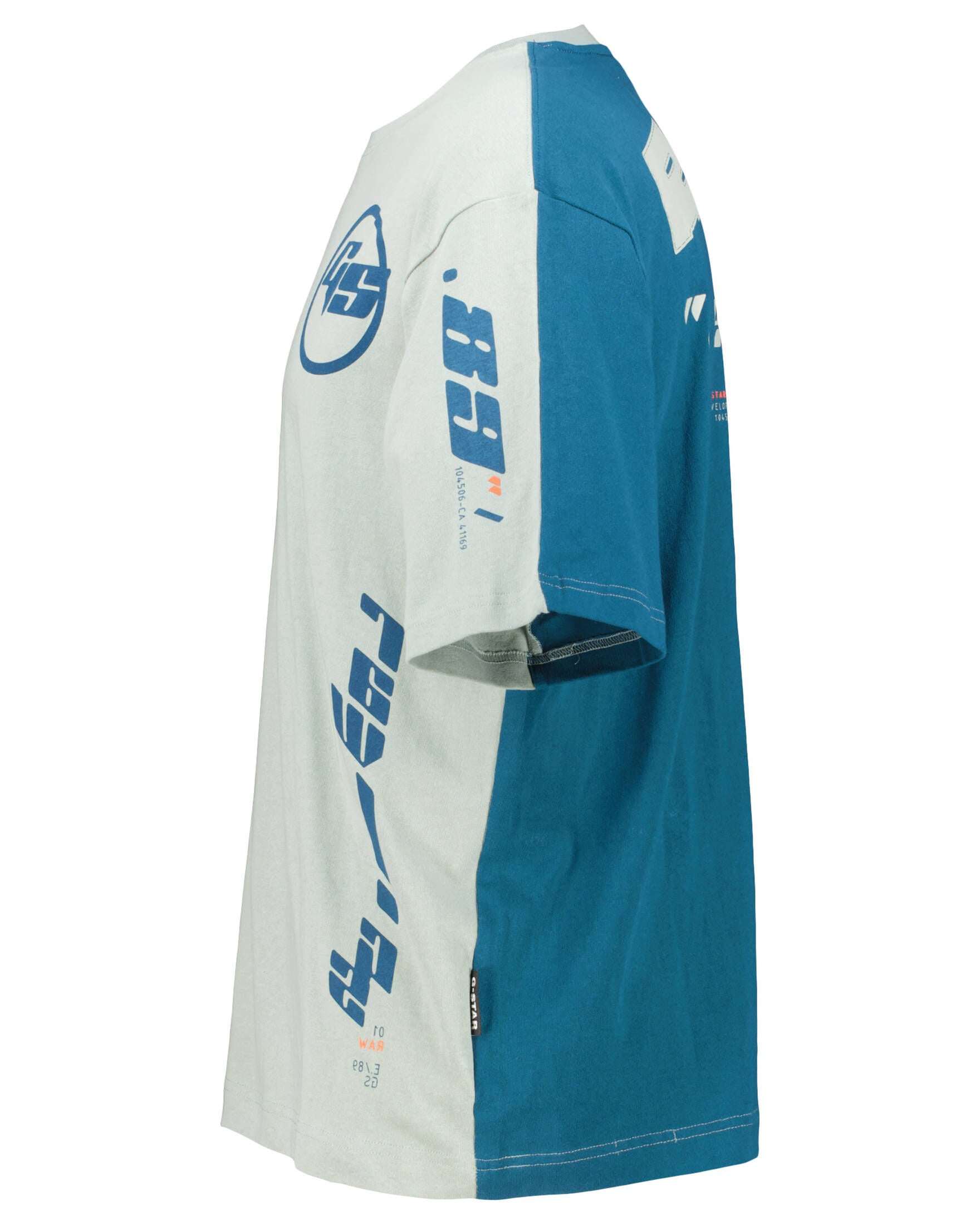 G-Star Herren T-Shirt "Backpack Graphic" Mit Oversized Fit & Druck Vorne/hinten