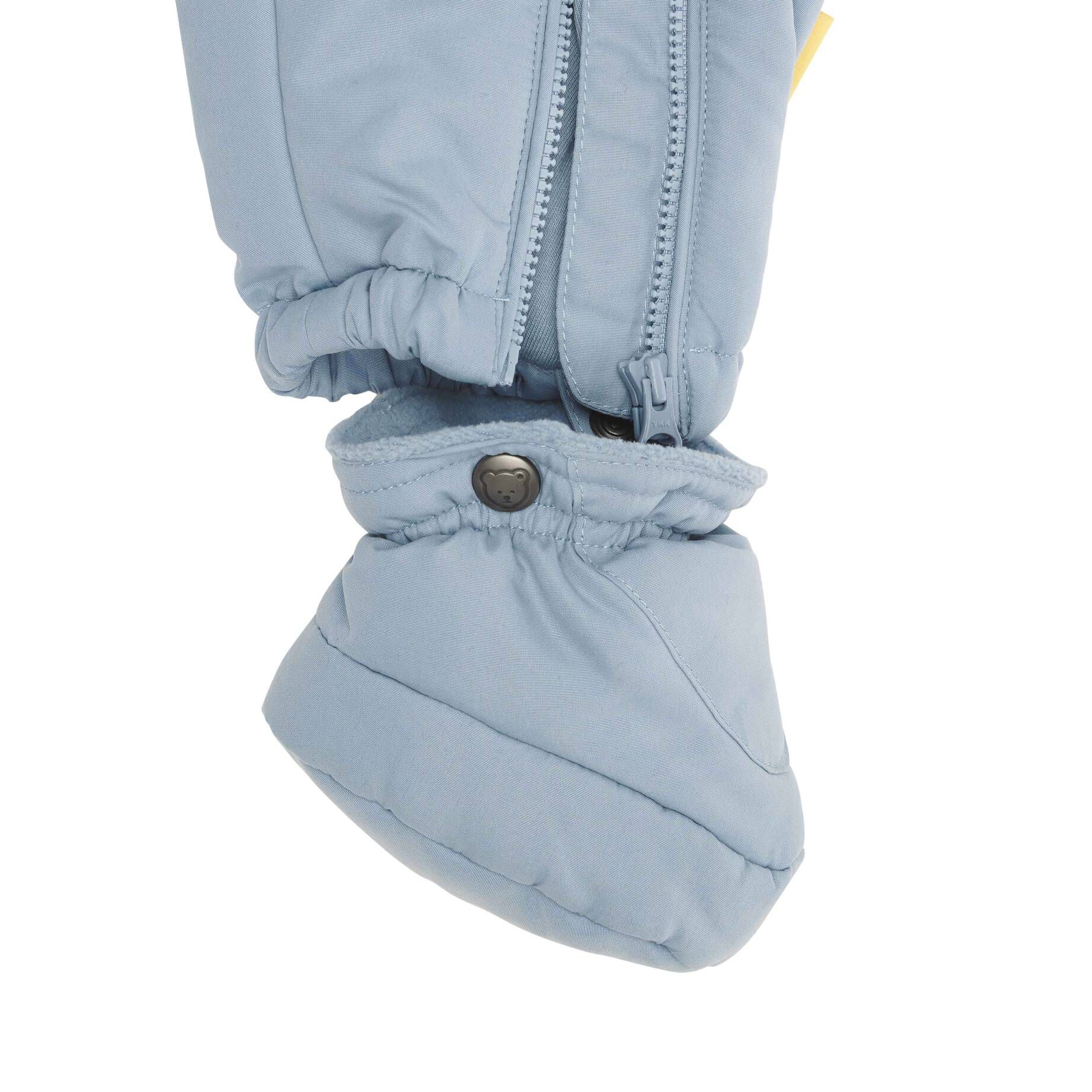 Steiff Mädchen Strickjacke - Kuscheliger Cardigan Aus Baumwolle Mit Teddy-Aufnäher