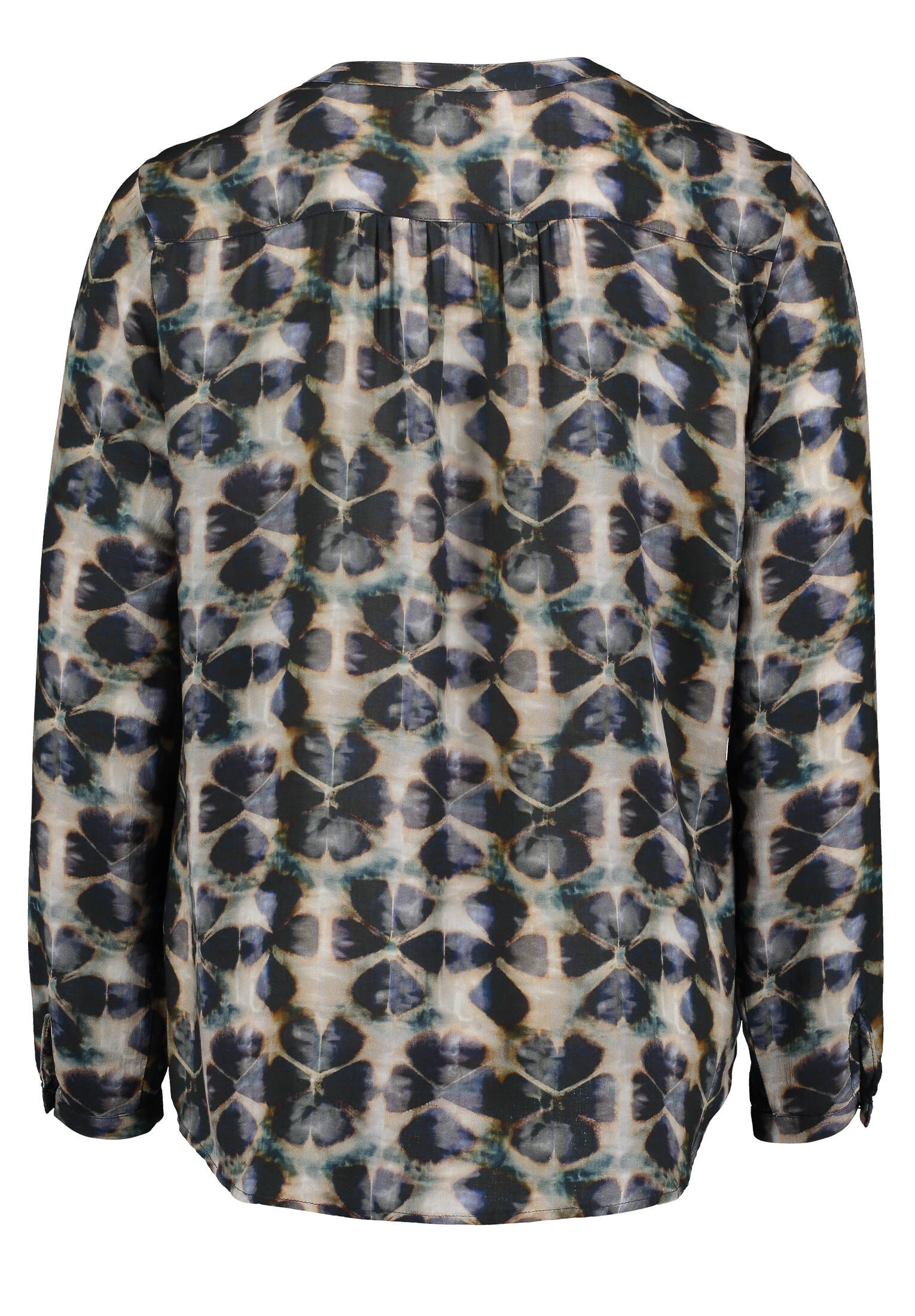Cartoon Damen Bluse Mit Muster & Dekorativer Kette – Lässige Passform, 60 Cm Länge, 100% Viskose