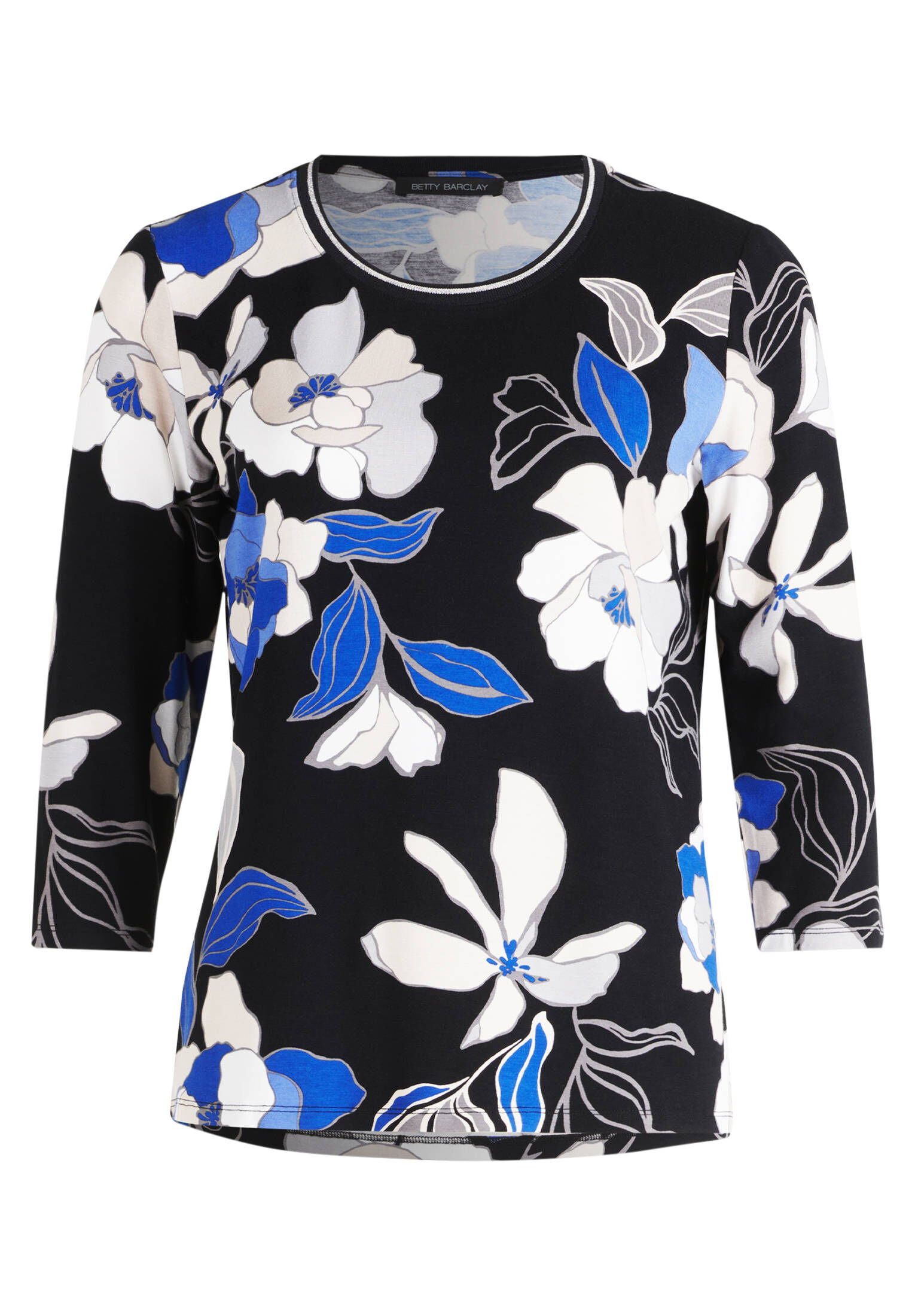 Betty Barclay Damen-Basic-Shirt – Mit Print, Viskose-Elasthan, Lässig & Atmungsaktiv