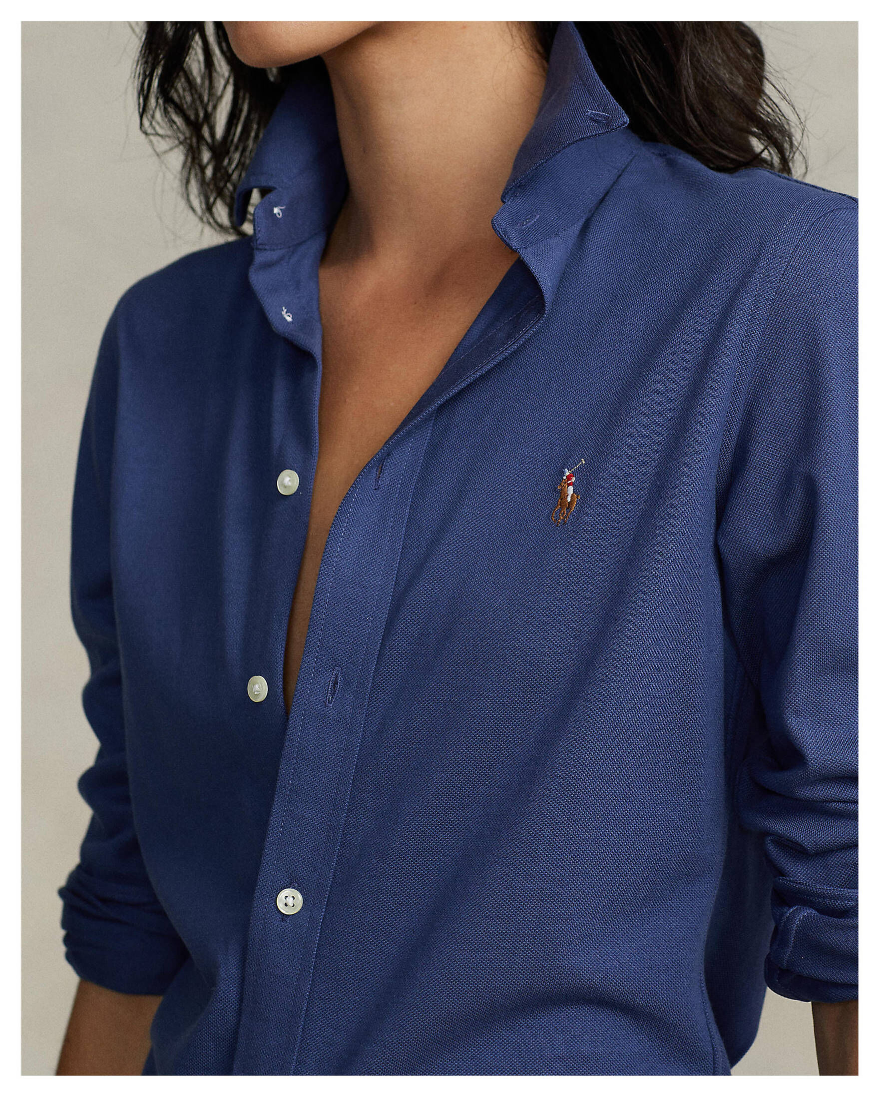 Damen Kleidung Tops & T-Shirts Langärmelige Blusen Ralph Lauren Langärmelige Blusen Ralph Lauren Bluse/ Hemd Gr XL neu 