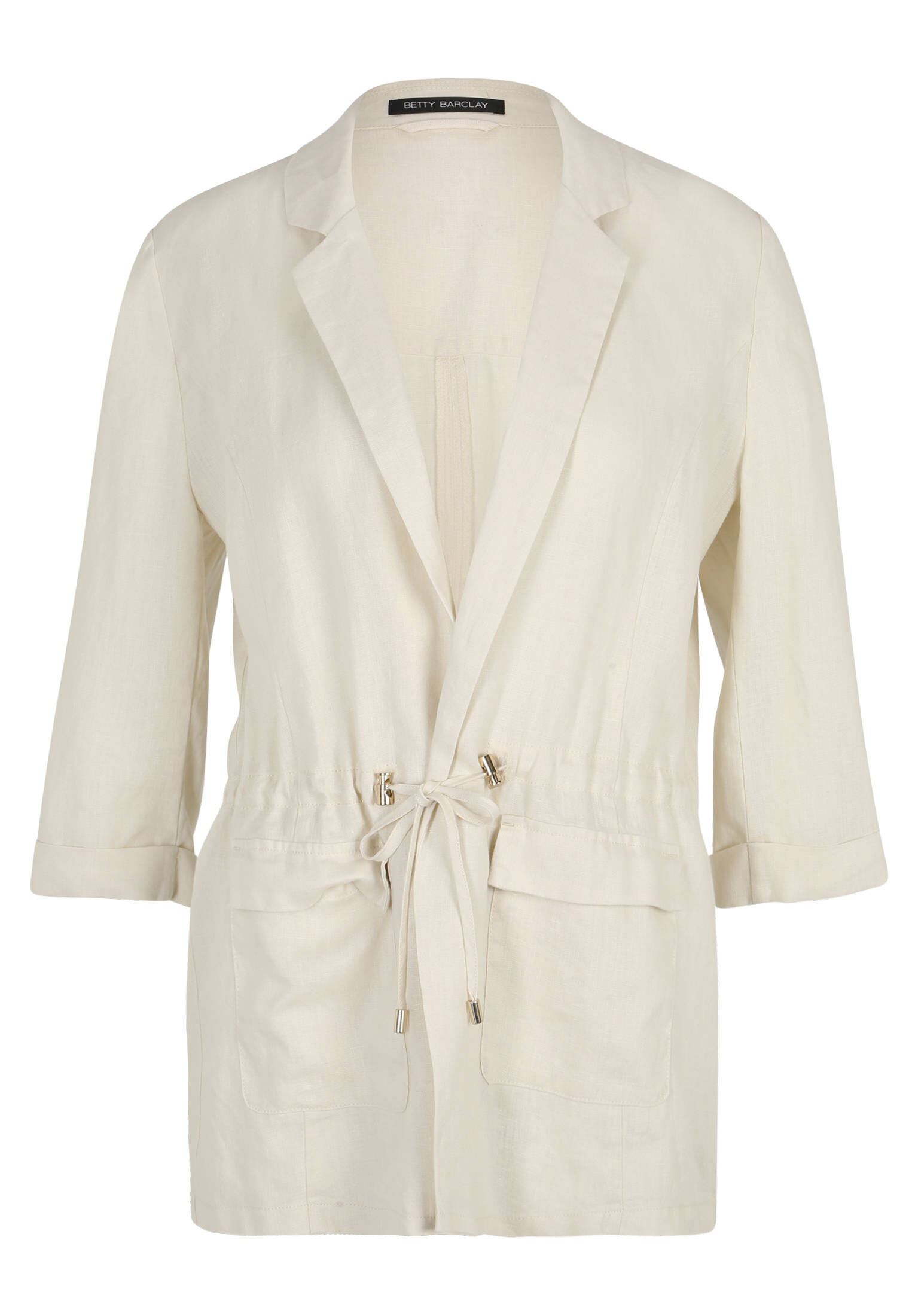 Damen Business Jacke Kurzmantel - Slim Fit Langarm Blazer Mit Knopfleiste