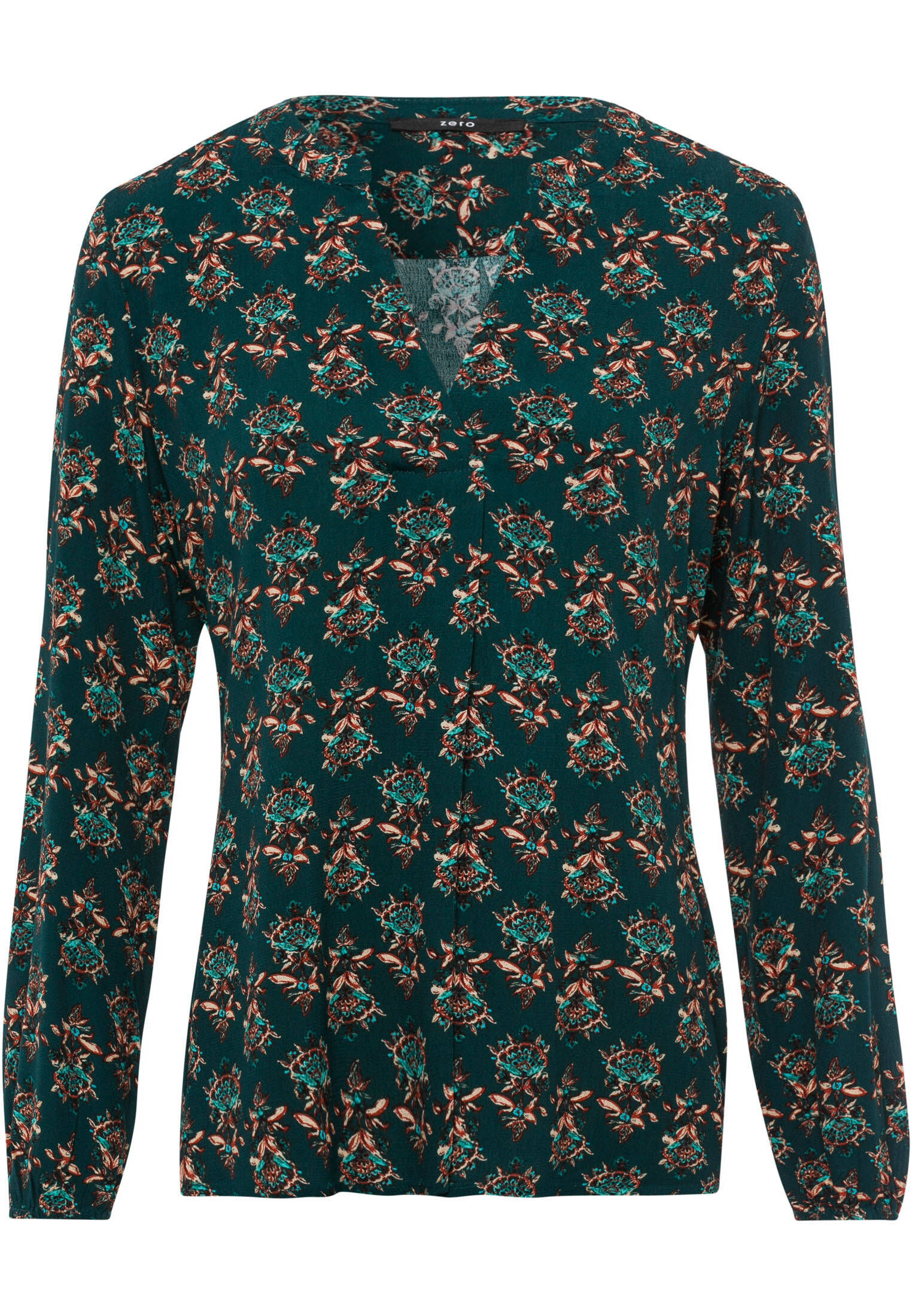Viscosebluse mit Print main image 0