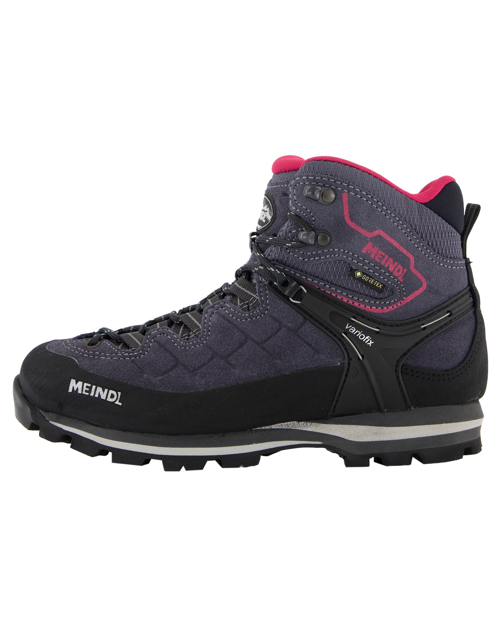 Botas Montaña Meindl Litepeak Lady Gtx Mujer Rosas Negras Y Botas