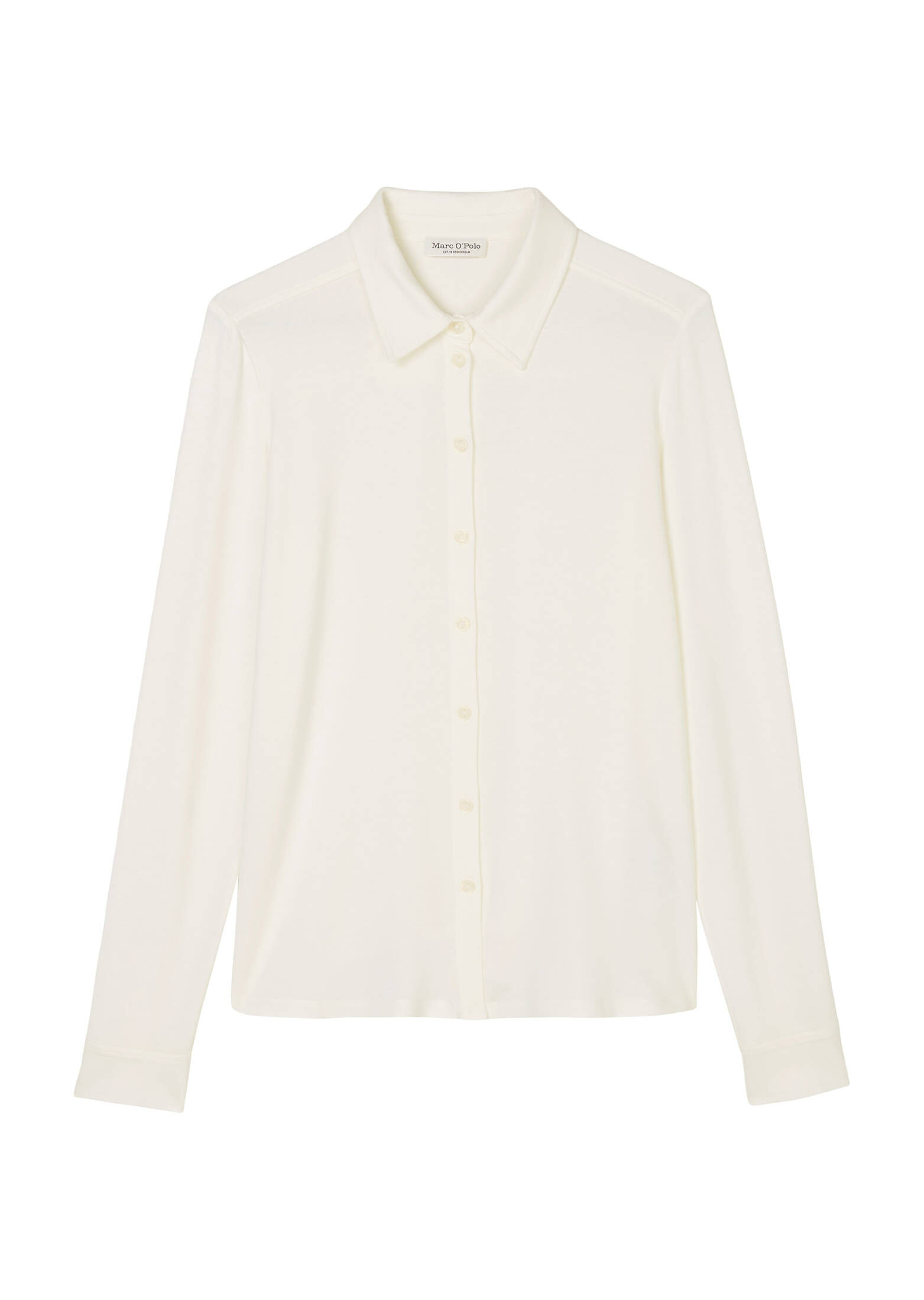 Weie Damen Bluse Langarm