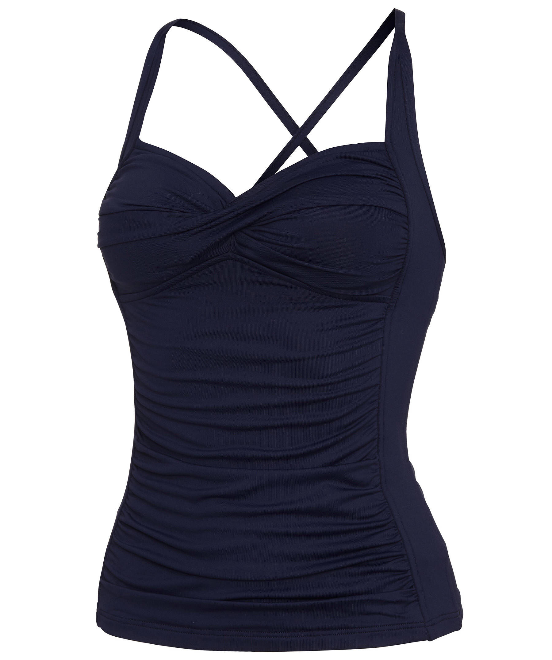 Damen TankiniTop Twist Bandeau Halter Singlet