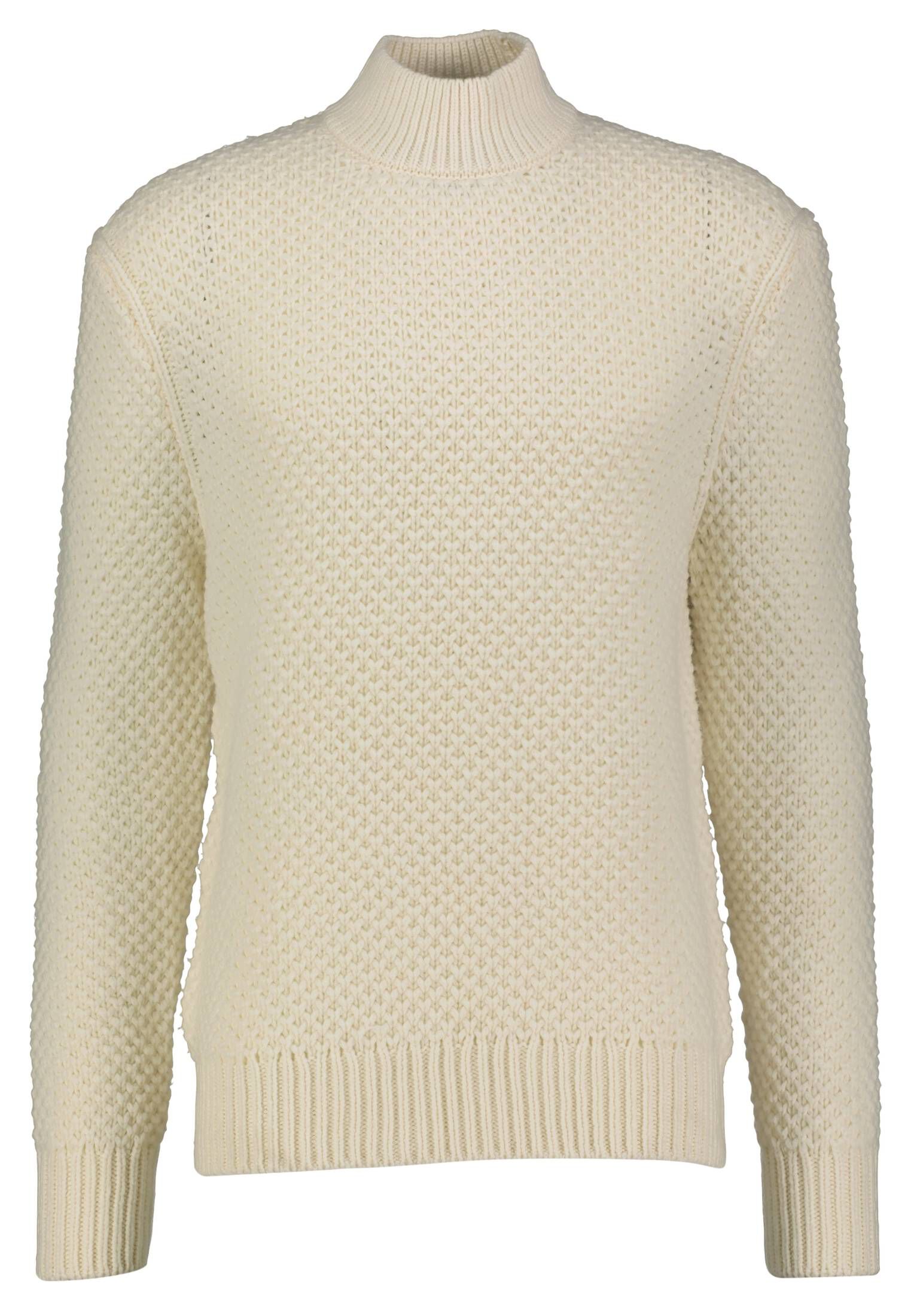BOSS Herren Strickpullover aus Wolle C-HELETTO in weiß kaufen