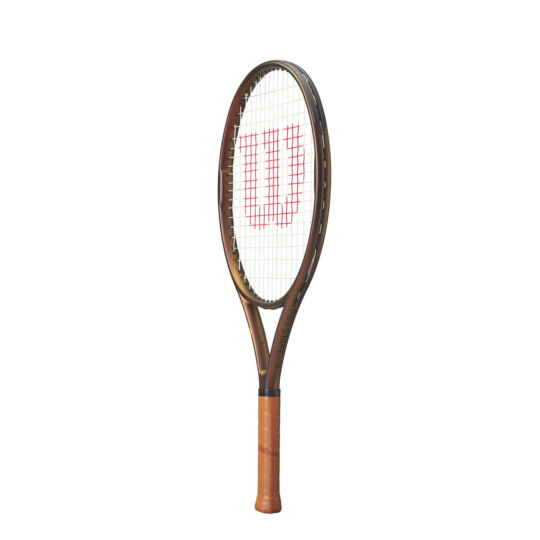 Raquette De Tennis Wilson Pro Staff 25 – Cordée, Graphite, Pour Juniors 9-10 Ans, Poids 235 G, Longueur 63,3 Cm, Manche 25