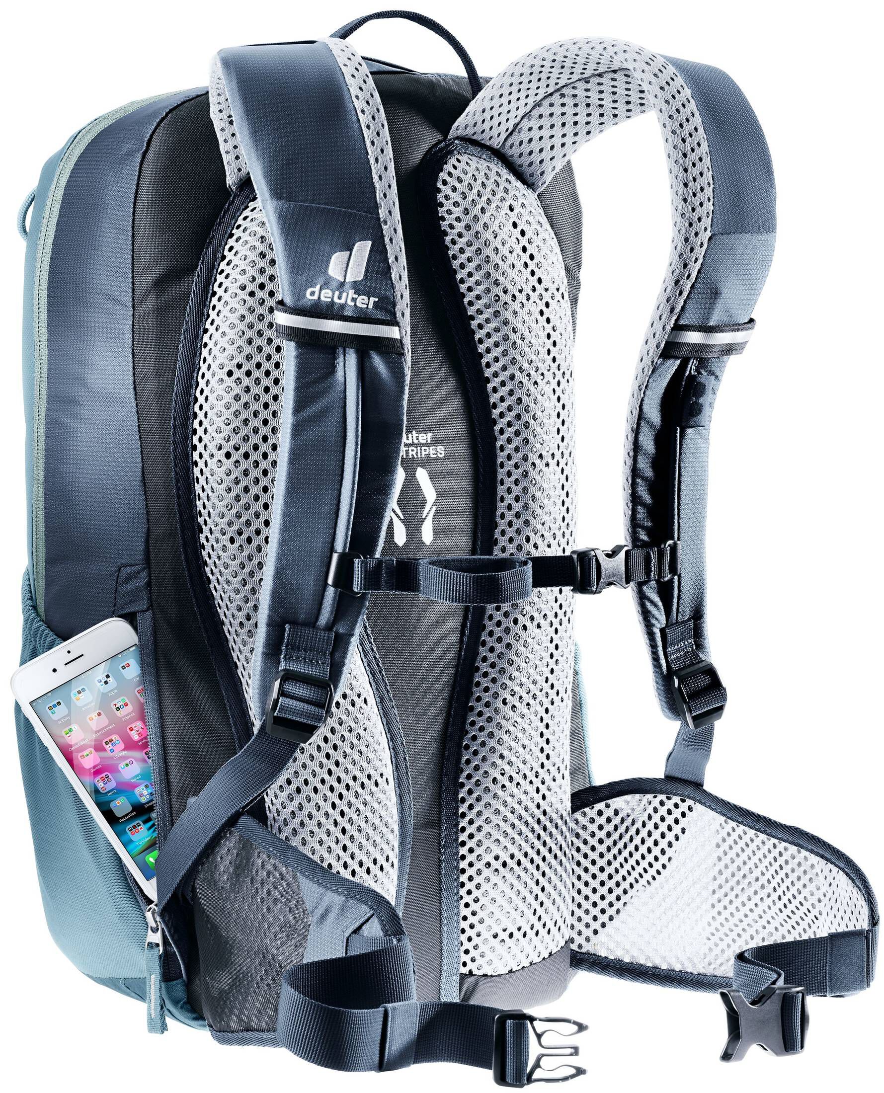 Deuter Race 16 Leichter Fahrradrucksack Tagesrucksack Bikerucksack 16 Liter | Deepsea-jade | 25187