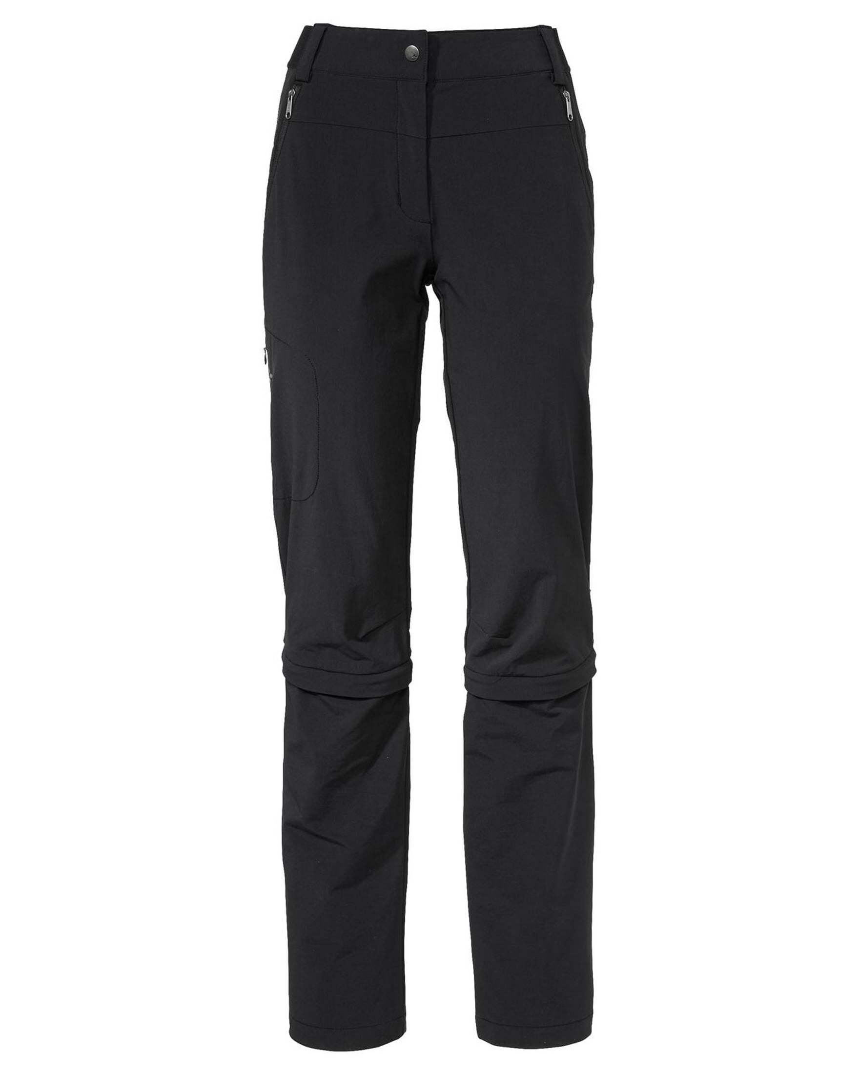 VAUDE Farley Pantaloni Capri Elasticizzati Donna – Cerniera A T, Tasca, Asciugatura Rapida – Eco-Friendly PFC-Free