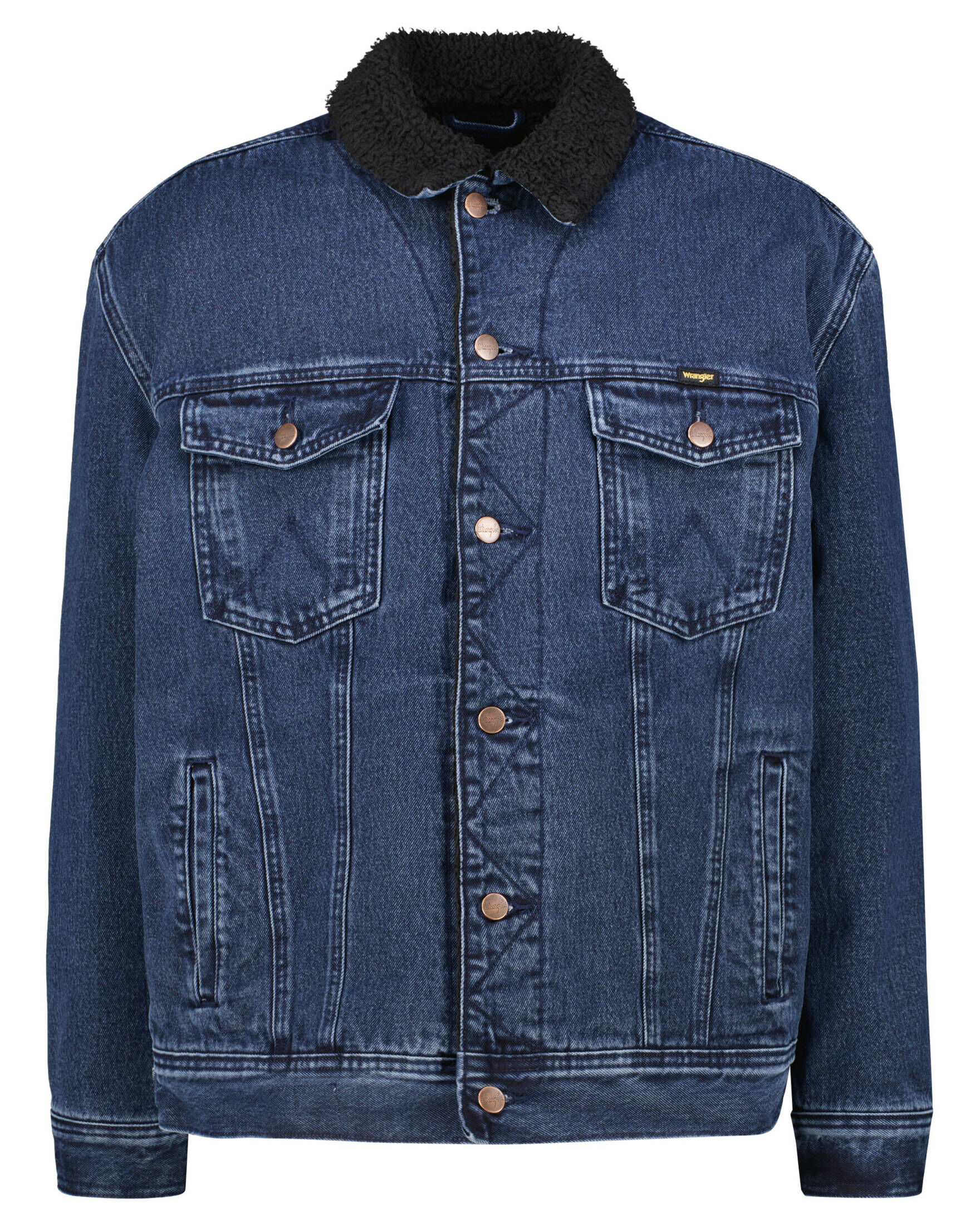 Wrangler Trucker Jacke Aus Wolle Wrangler – Jacke Aus Teddy-Fleece