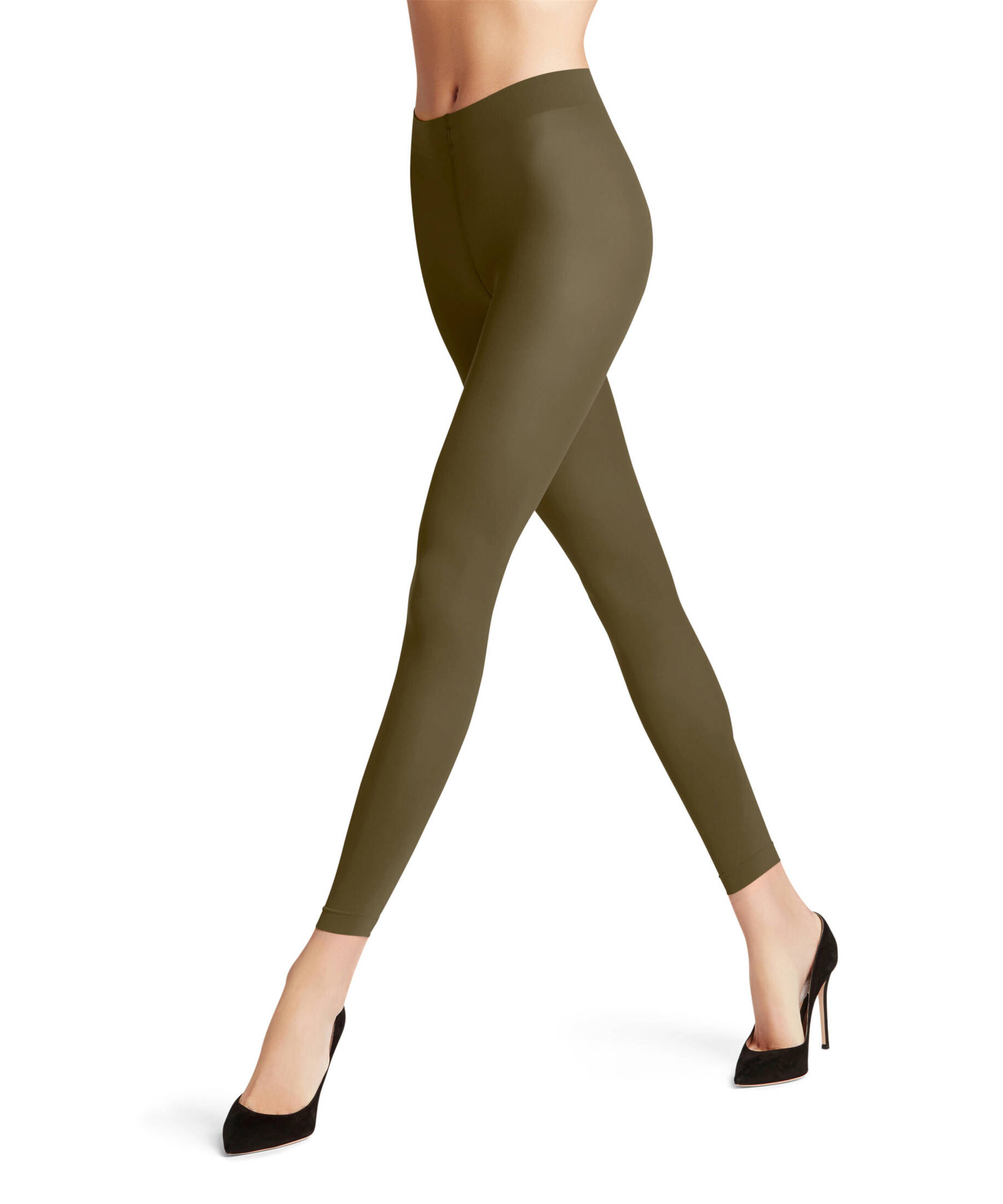 FALKE Dames Legging Pure Matt 50 DEN W Le halfdoorzichtig eenkleurig 1 paar, Blauw Marine 6179, M-L
