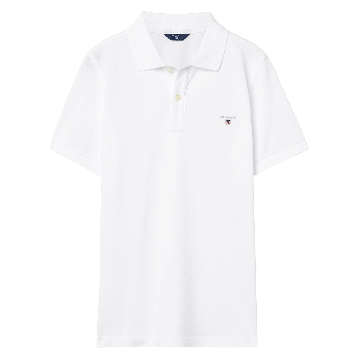 GANT Jungen T-Shirt The Original, Kurzarm – Mit Logo-Stickerei