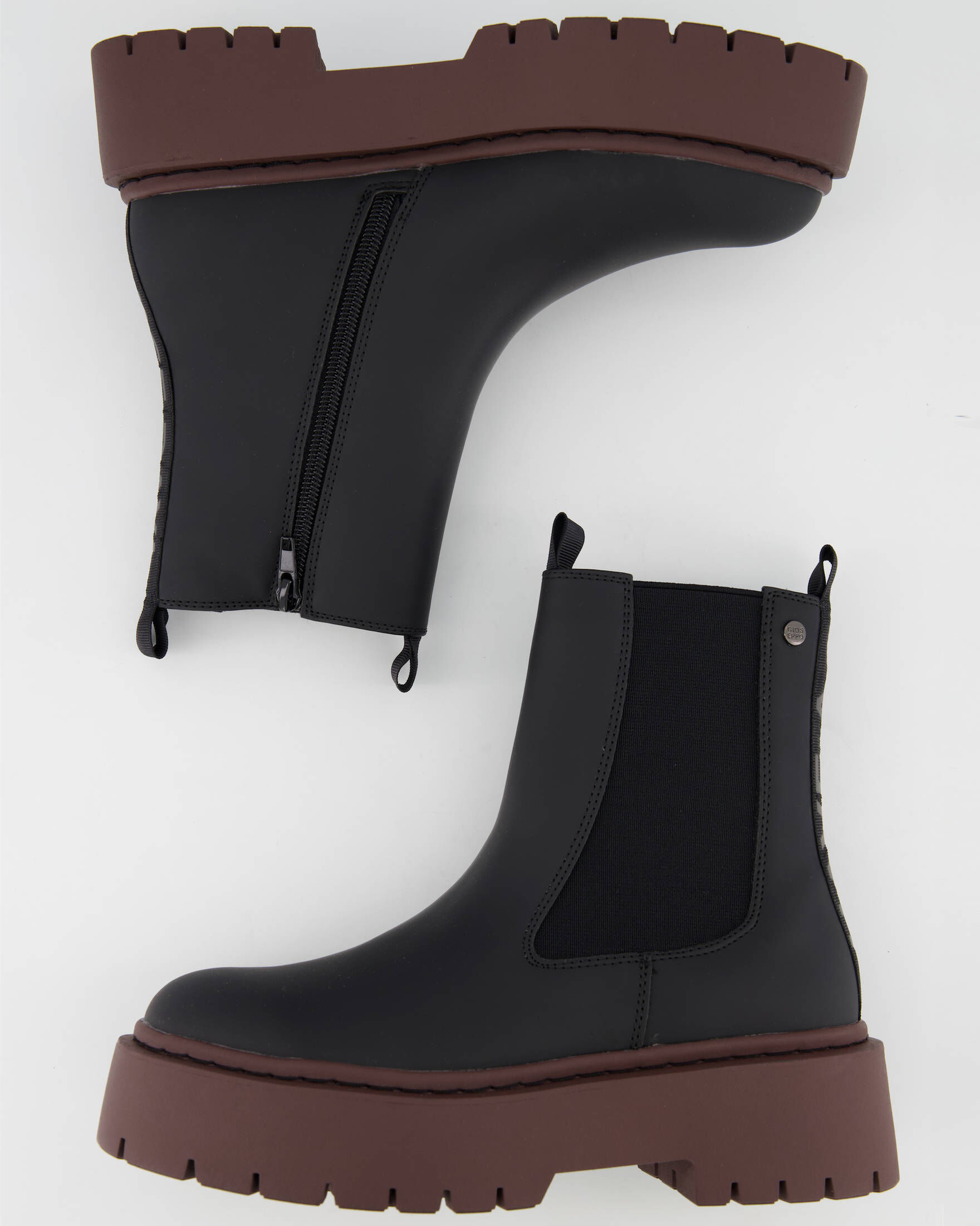 GIOSEPPO Baby-Mädchen Vogar Bootsschuh - Rosa Gummistiefel Mit Sternen