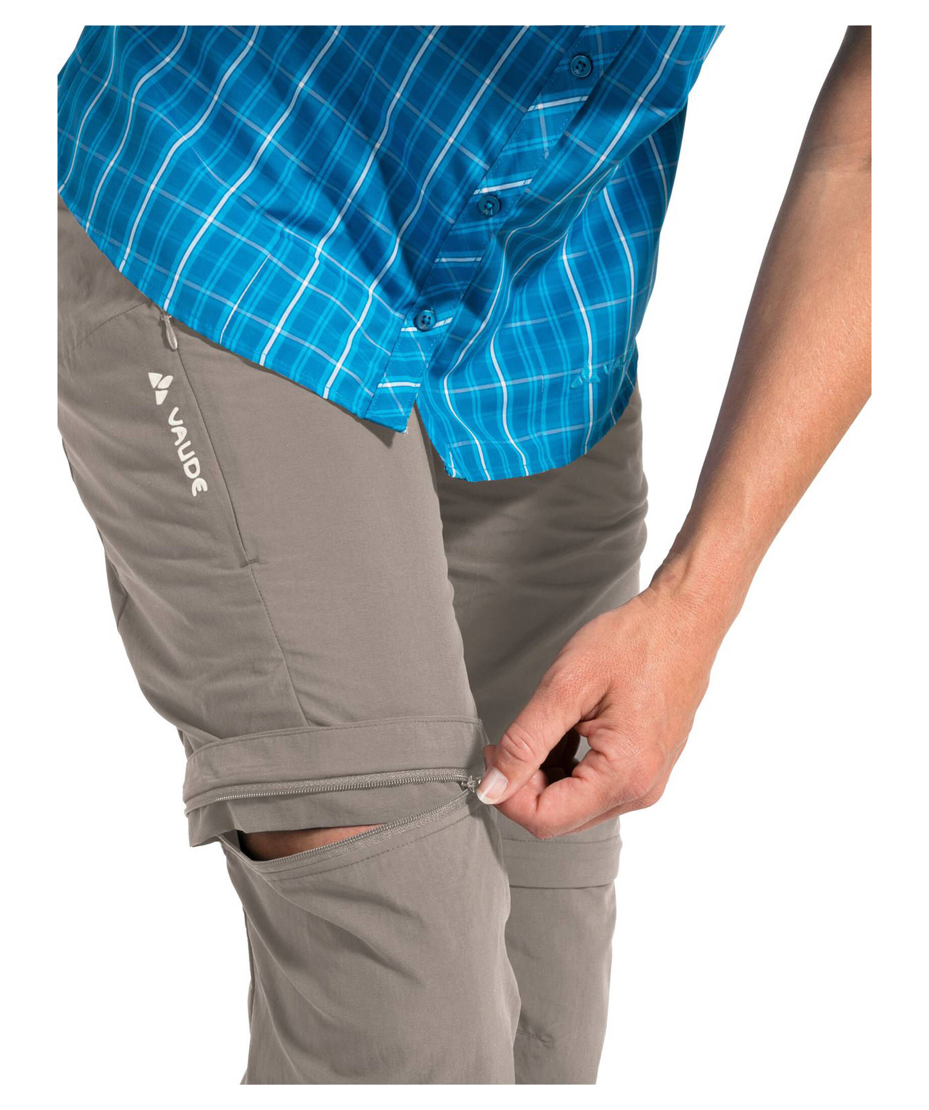 Trekkinghose Damen Zip Off Herren Outdoorhose Wanderhose Zip Off