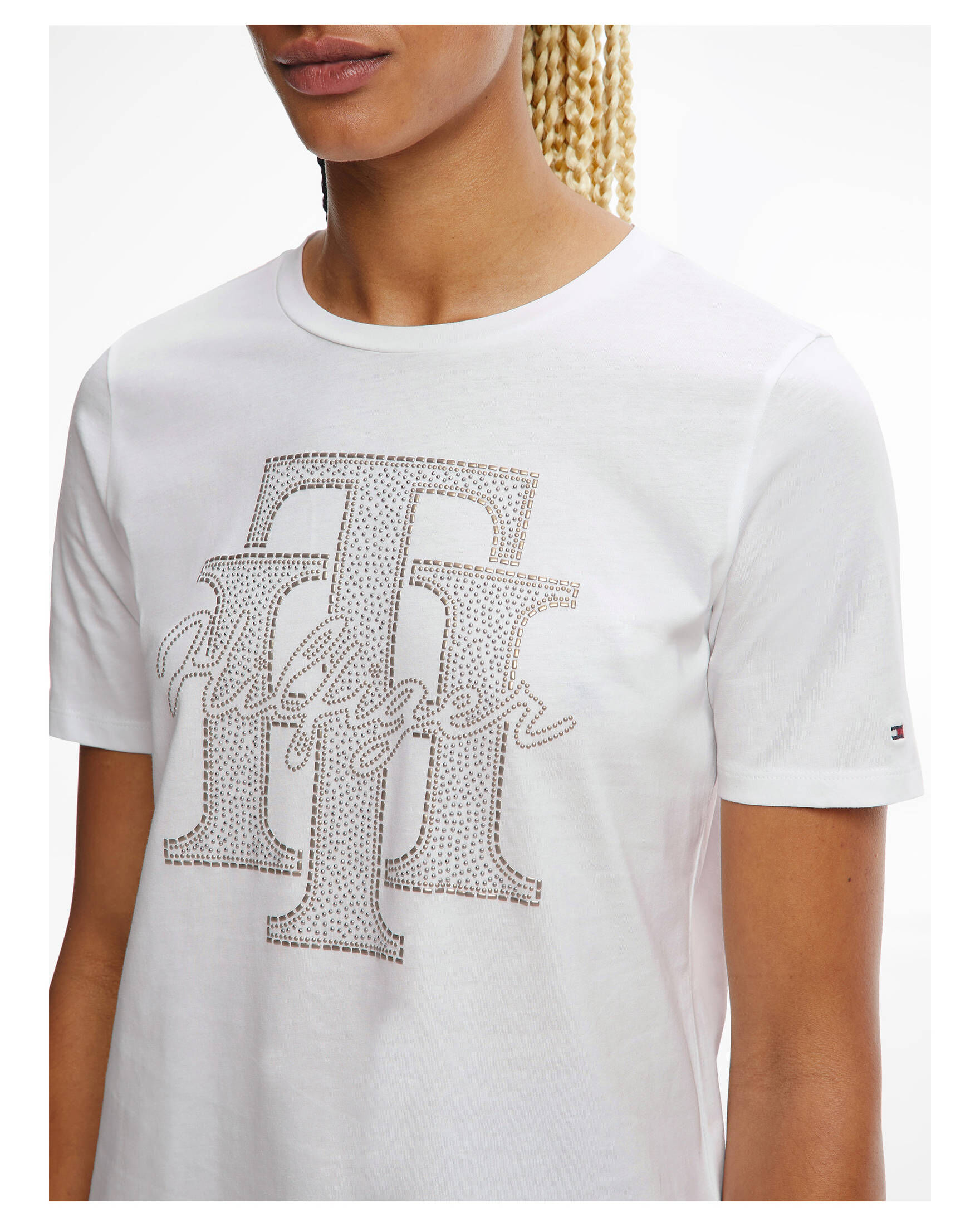Tommy Hilfiger Damen T-Shirt REGULAR TH CHRYSTAL kaufen