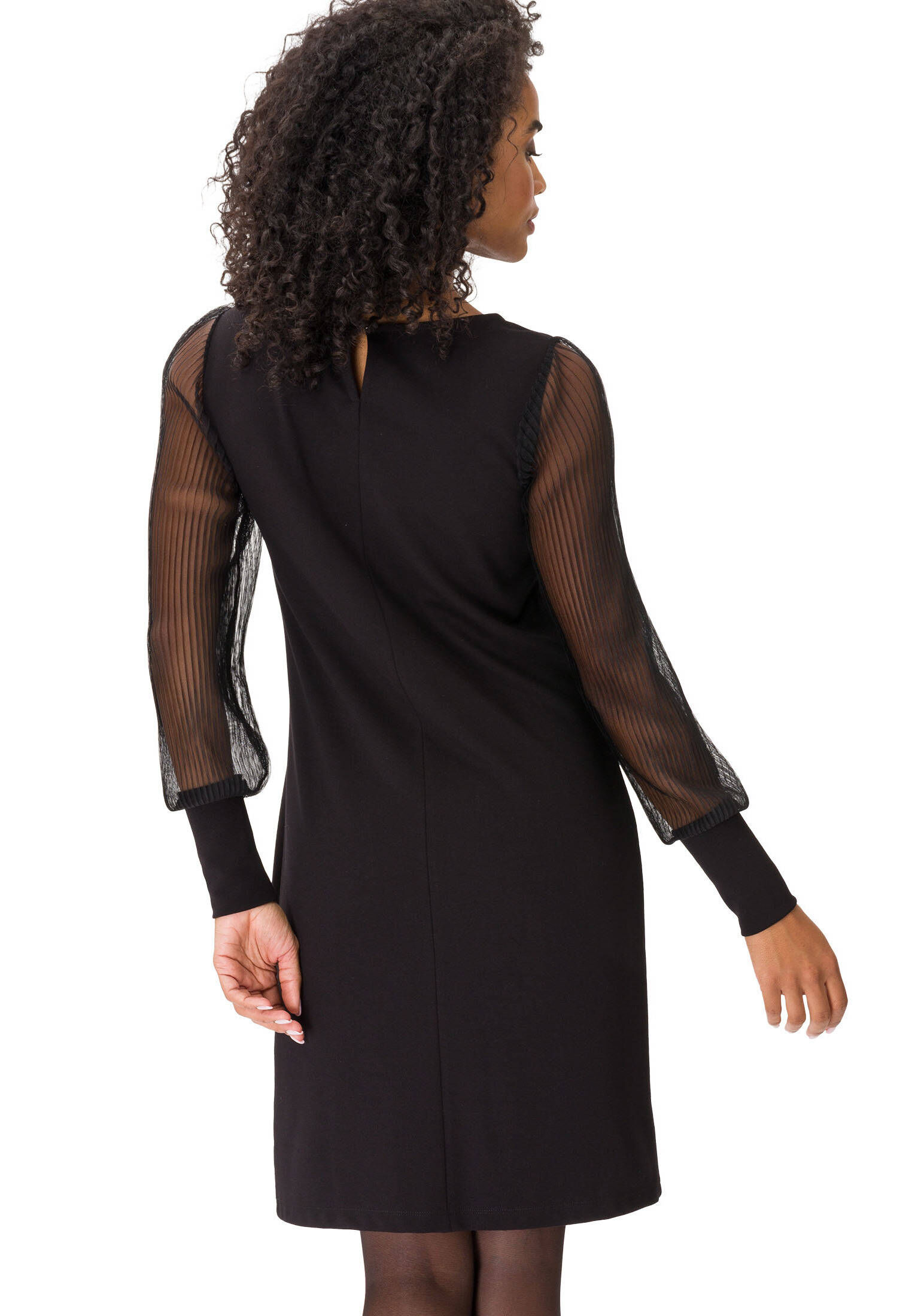 Zero Damen Pullover Mit Transparenten Ärmeln - Stylischer Look Für Kühlere Tage