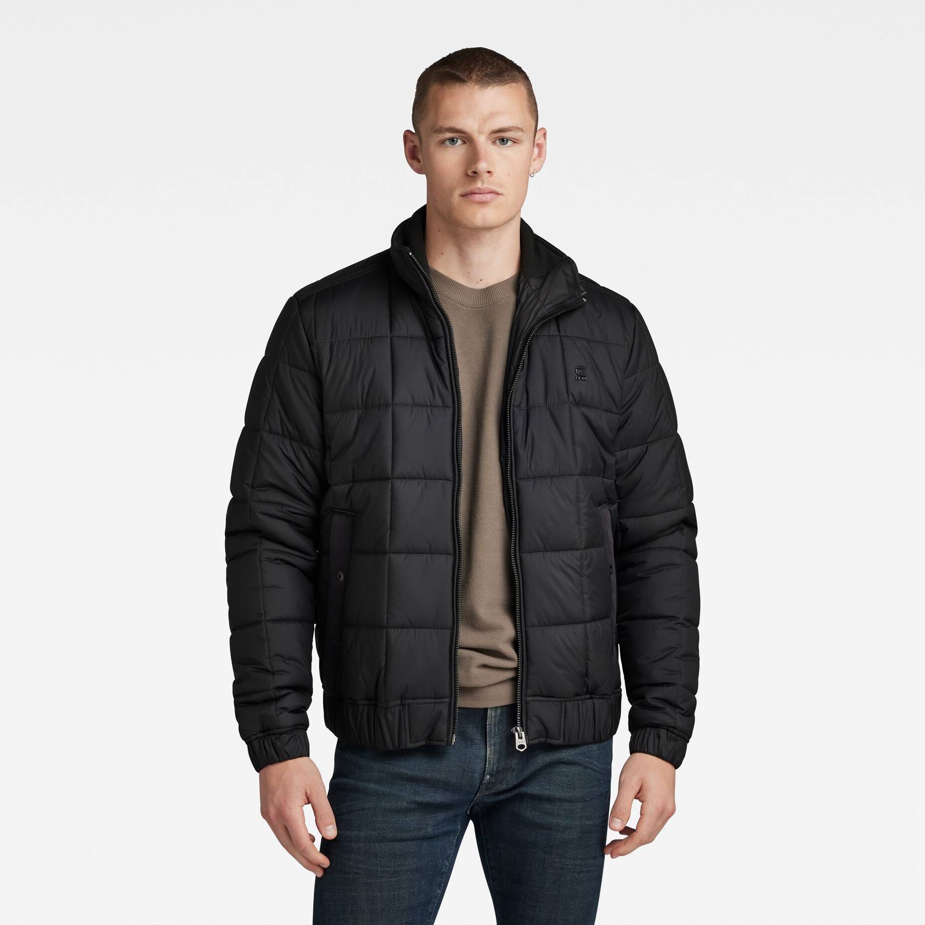 Meefic Hooded Padded Jacke | Grün | RAW