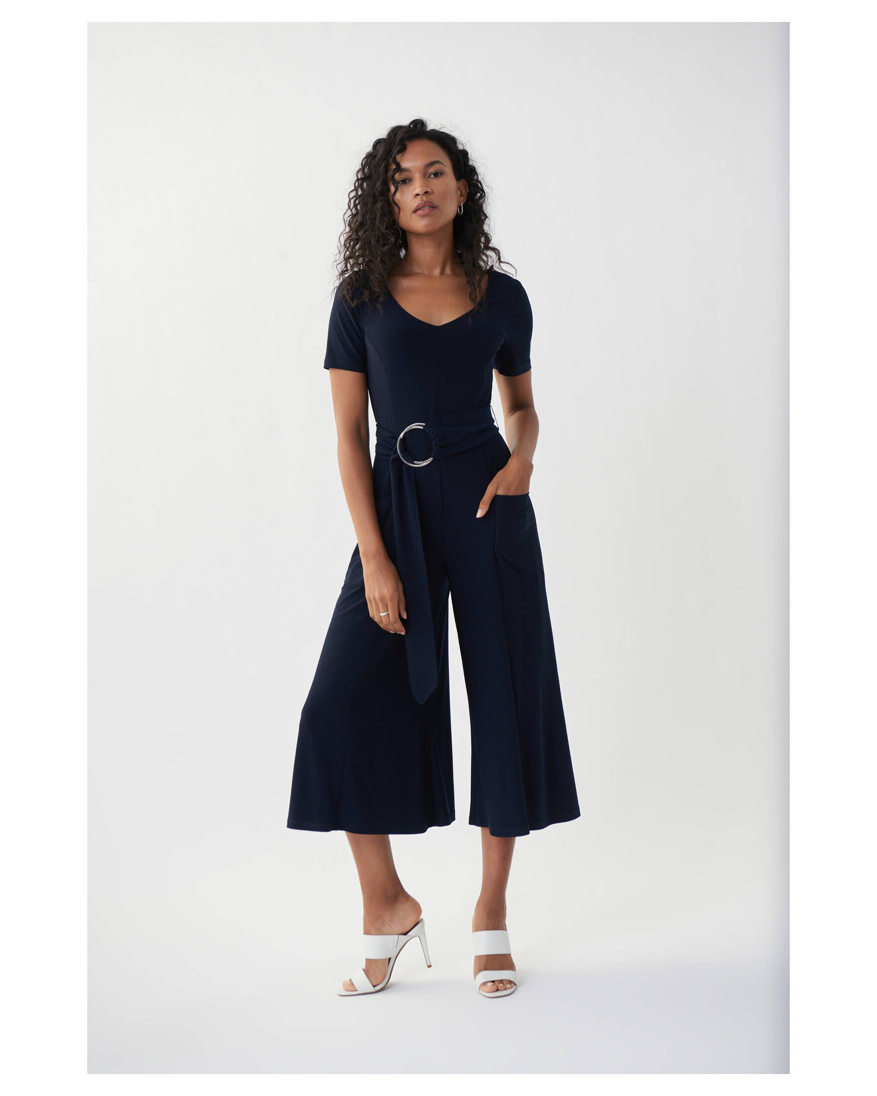 Damen Jumpsuit Kurzarm