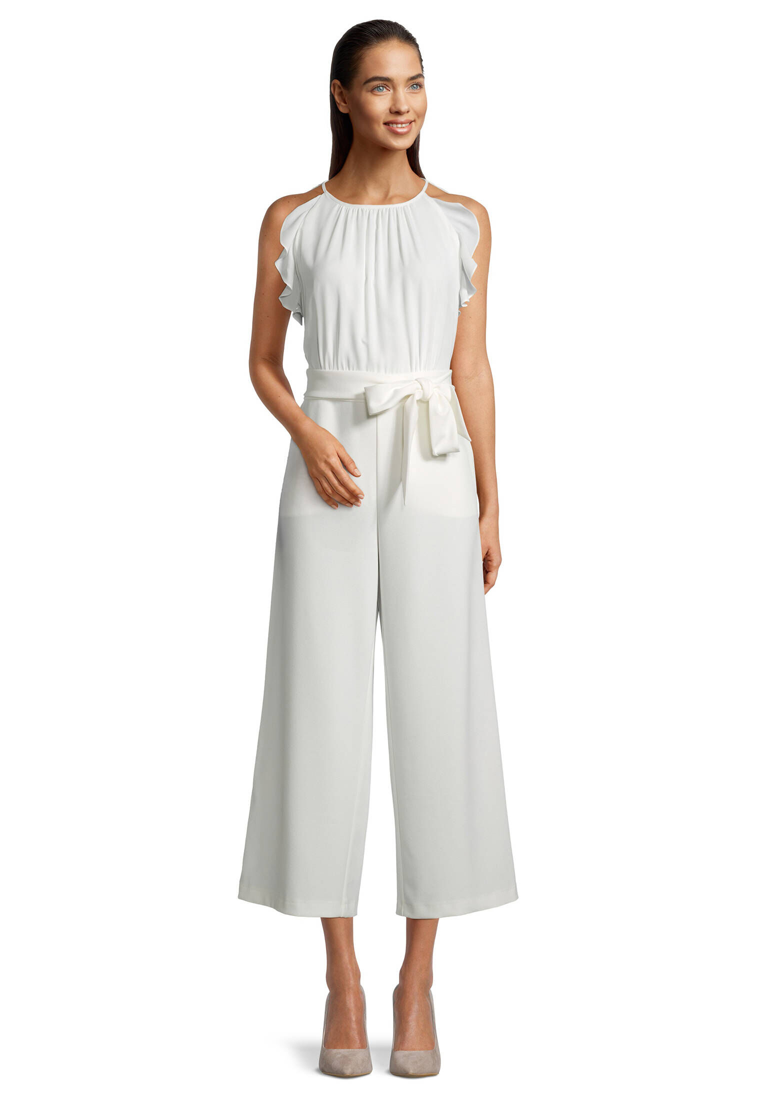 guess white jumpsuit