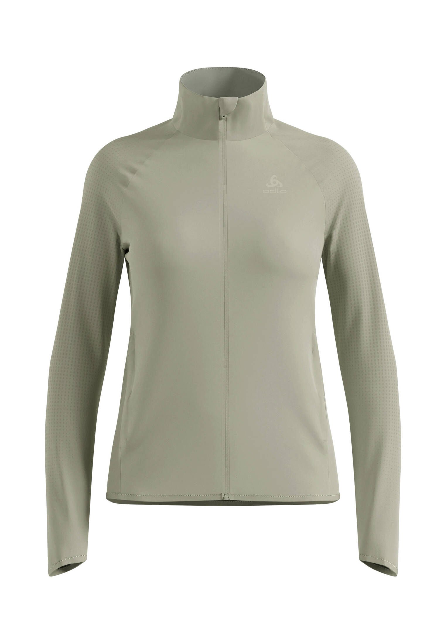 Odlo Damen Laufjacke ZEROWEIGHT WARM HYBRID JACKET W in grau