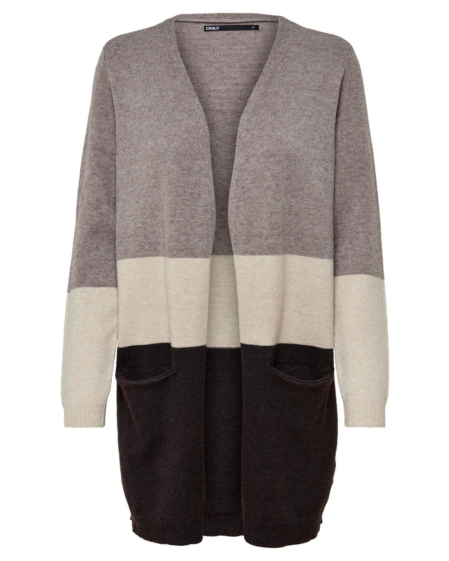 Breipatroon Gebreid Damesvest van DROPS Kid-Silk in Parelroze
