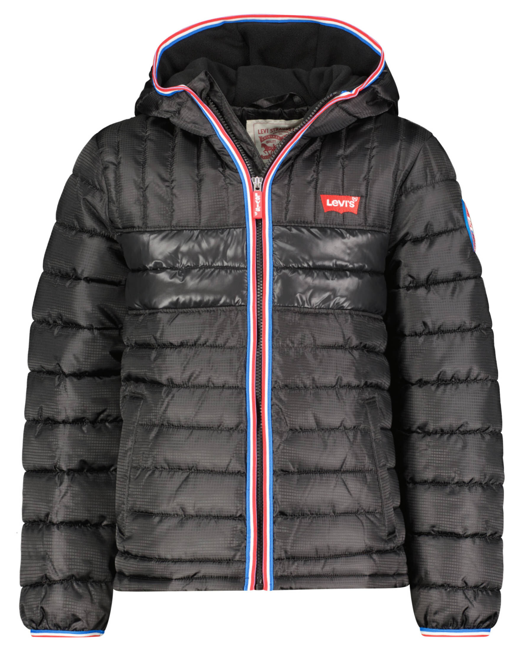 Levi's Kids Jungen Pufferjacke – Winddicht, Wasserabweisend & Mit Fleece-Futter