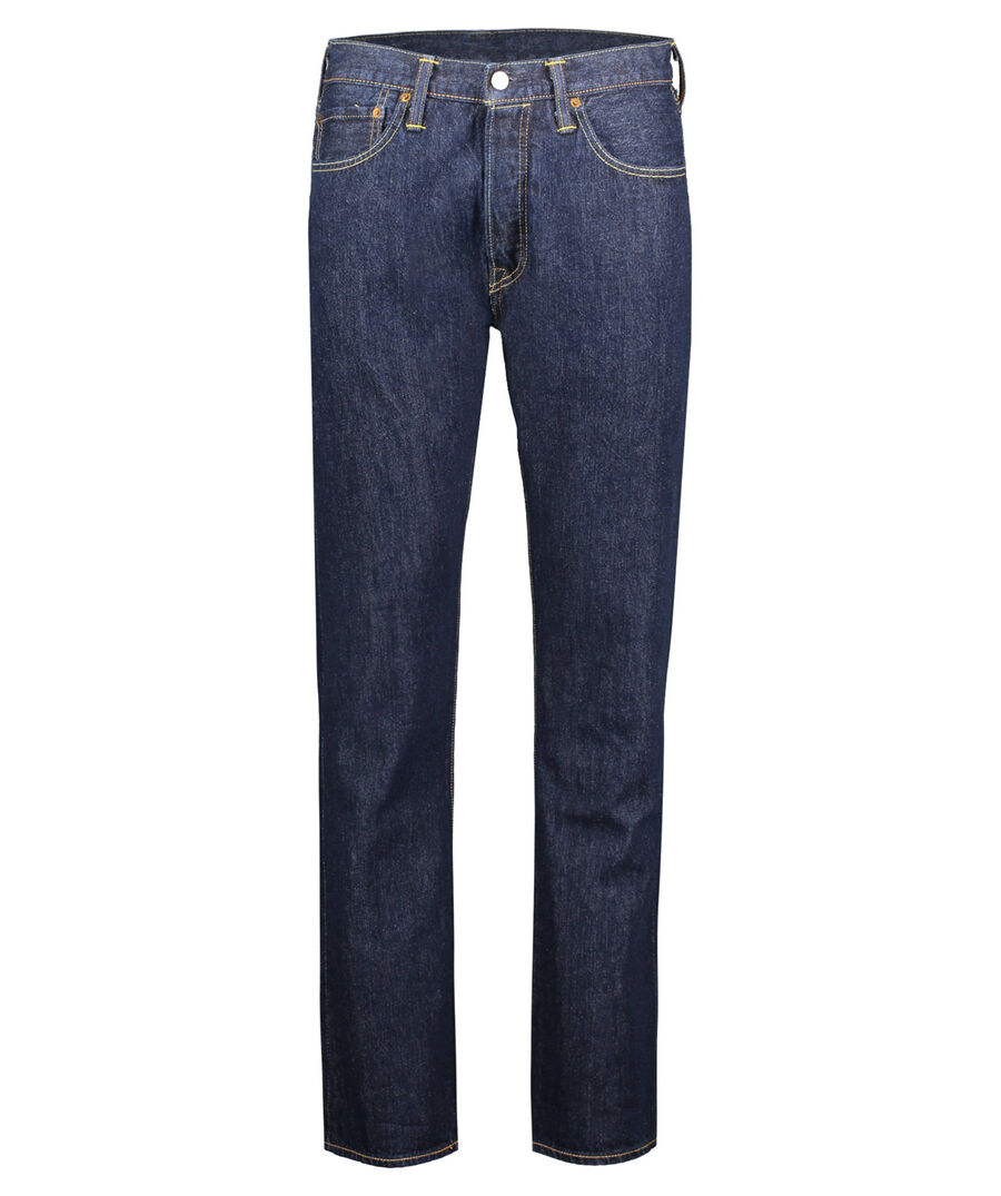 Levi's Herren Blau Straight-Jeans "501 Original", Gr. 36, Länge 30, (Onewash), Denim/Jeans, Obermaterial: 100% Baumwolle, Normal Lang, Jean... - Bild 3