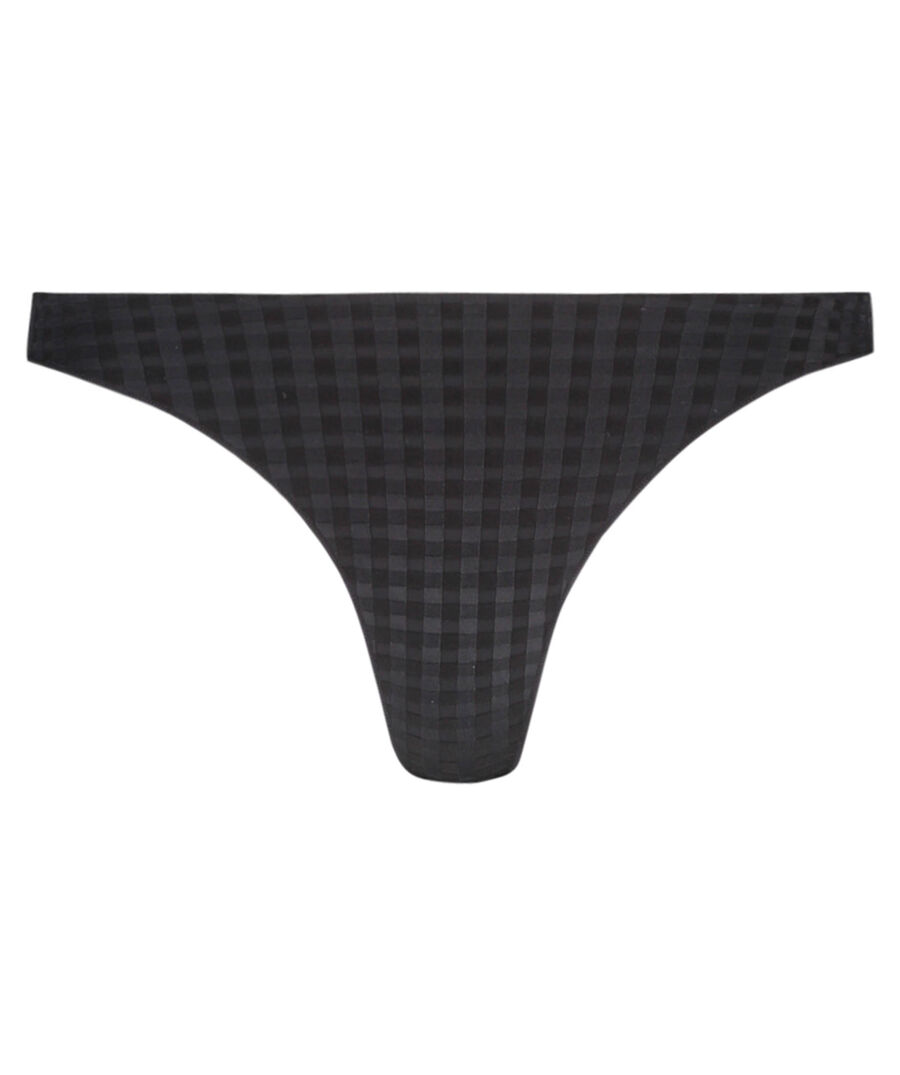 VAN GRAAF Marie Jo Damen Schwarz String Mikrofaser Größe 42 - Bild 2