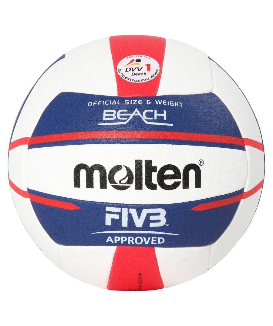 Molten Unisex Blau/Weiß/Rot Volleyball, Gr. 5 - Image 1