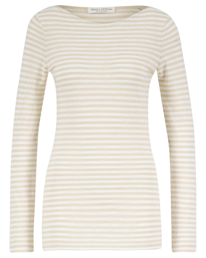 Marc O'polo Damen Offwhite Shirt Langarm, Gr. M