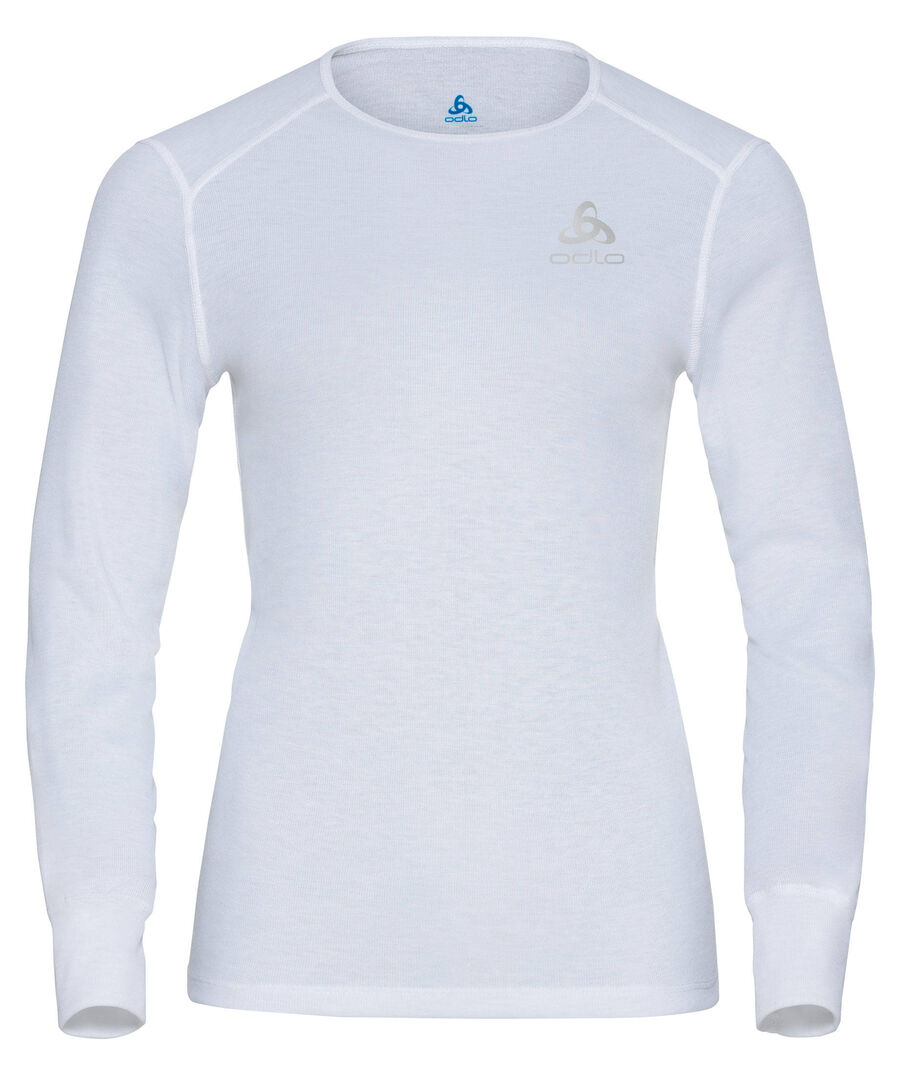 Odlo Damen Weiss Active Warm Base Layer Shirt Für - Wandern, Ski & Snow - L - Bild 4