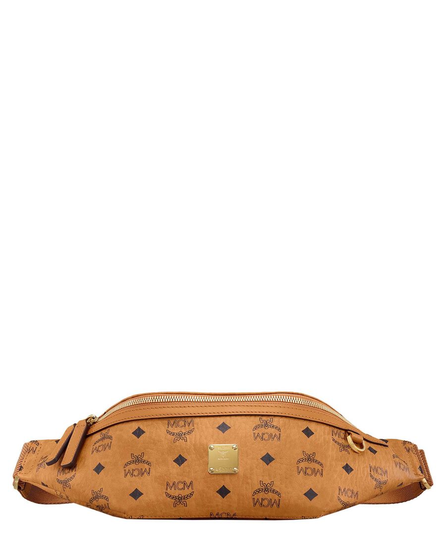 Mcm - Fursten Gürteltasche In Visetos - Bags - Damen - Braun - One Size - Image 3