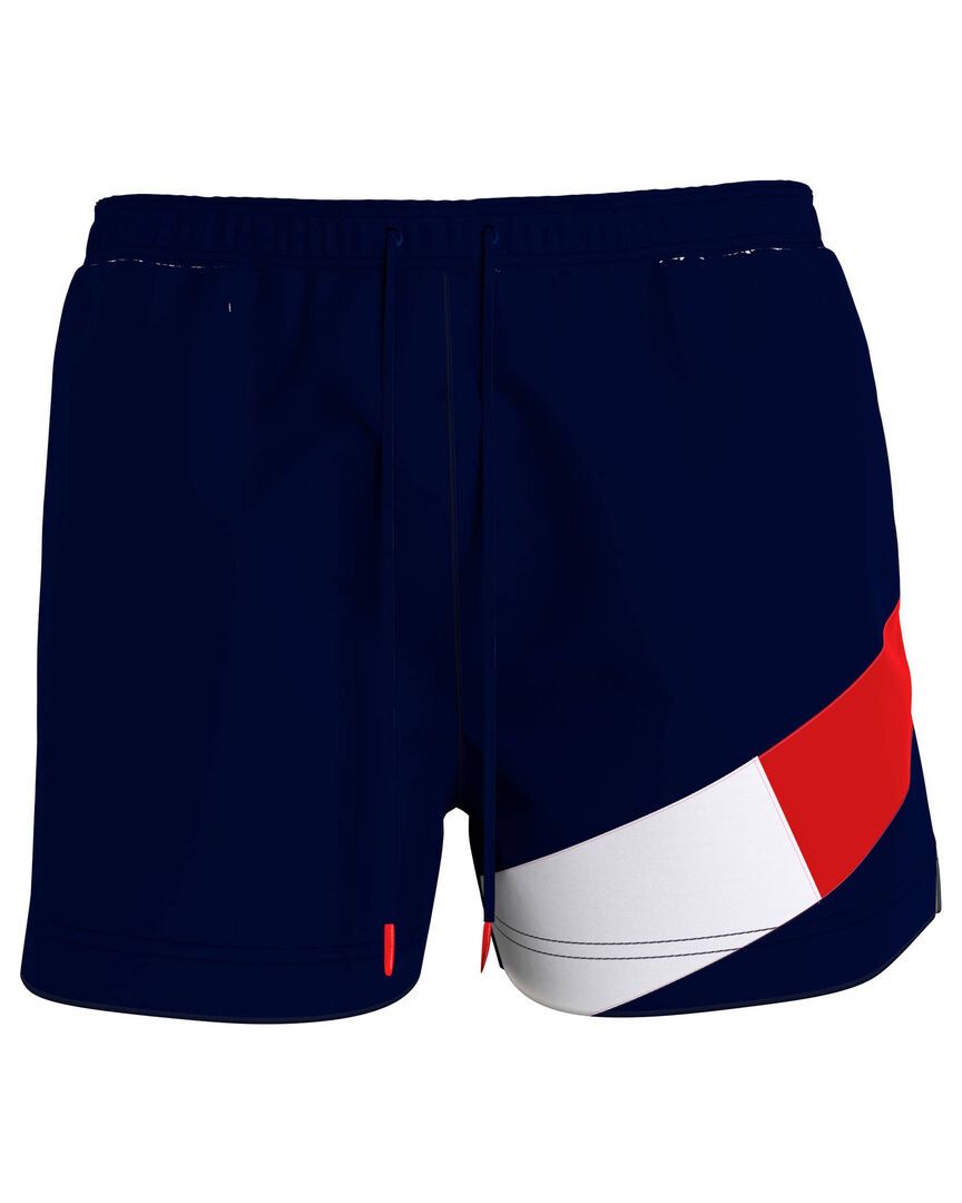 Tommy Hilfiger Herren Dunkelblau Badeshorts Um0um02048 Slim Fit - Bild 2