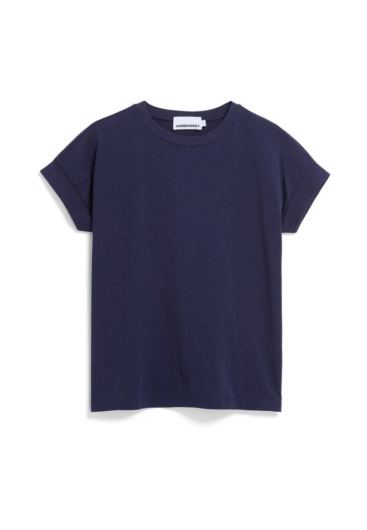 Armedangels Damen Navy T-Shirt Idaa, Gr. L