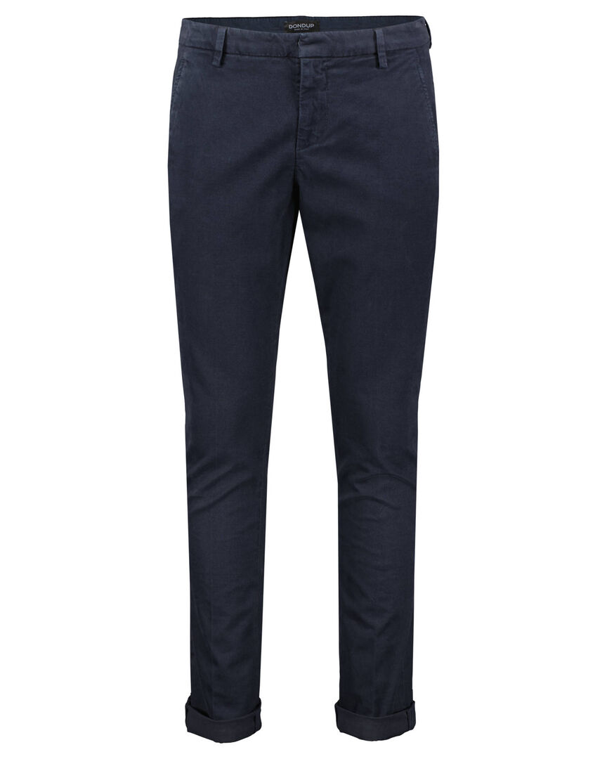 Dondup Herren Marine Chinohose Gaubert Slim Fit, Gr. 32
