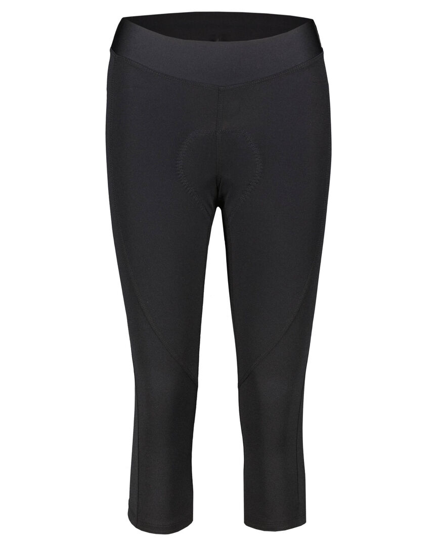 Löffler Damen Schwarz Radhose W 3/4 Bike Tights Tour Ii, Gr. 40
